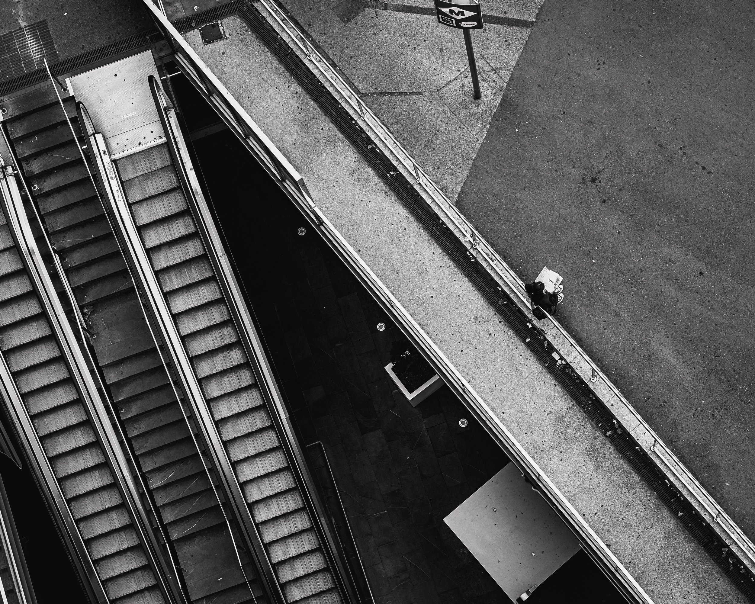 The Architect - Digital Monochrome
