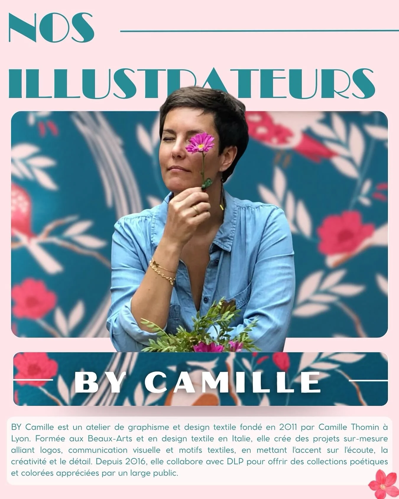 Bonjour BY Camille ! ✨🎨

Chez Derri&egrave;re La Porte, on adore les cr&eacute;atrices qui mettent du c&oelig;ur dans leurs motifs&hellip; et Camille en est une parfaite ambassadrice 🌸. Form&eacute;e aux Beaux-Arts, amoureuse des textures, elle des