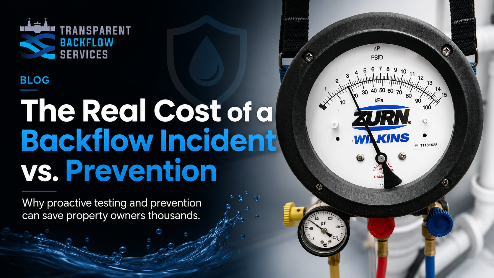 Backflow Incident Costs vs. Prevention in Guelph, Ontario
