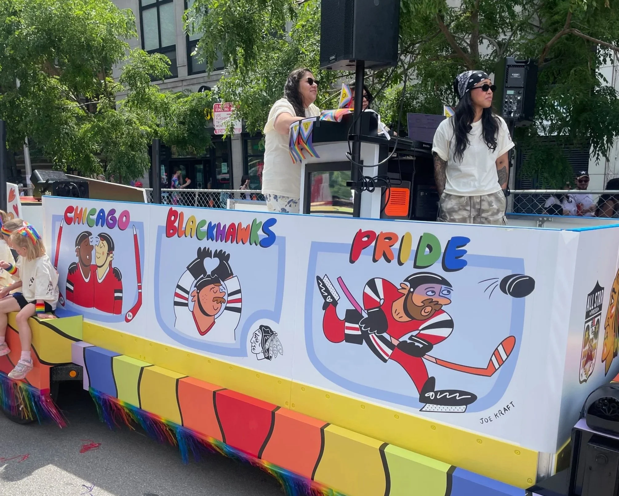 Chicago Blackhawks
Parade Float
