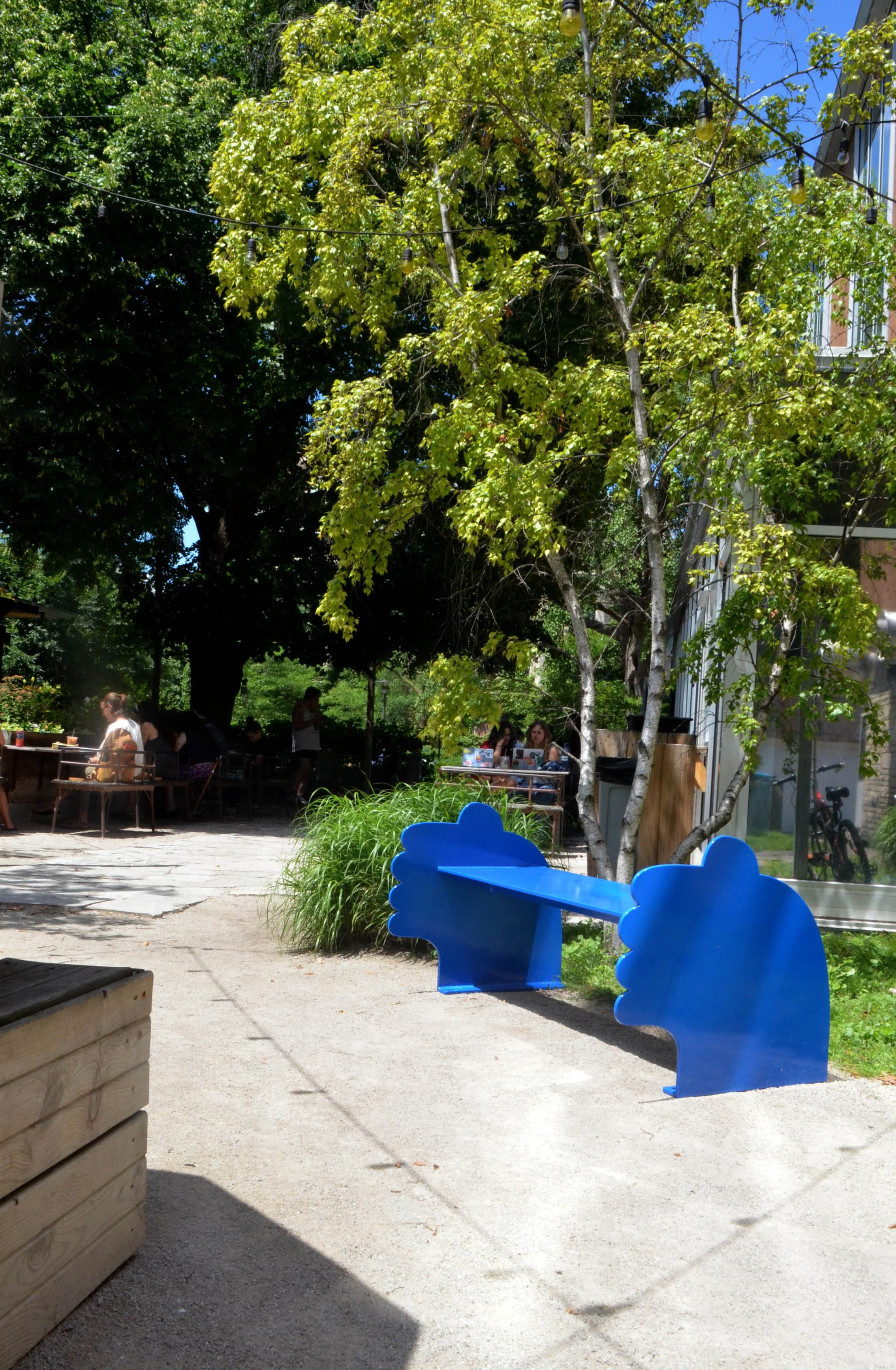 Plein Air Cafe Bench