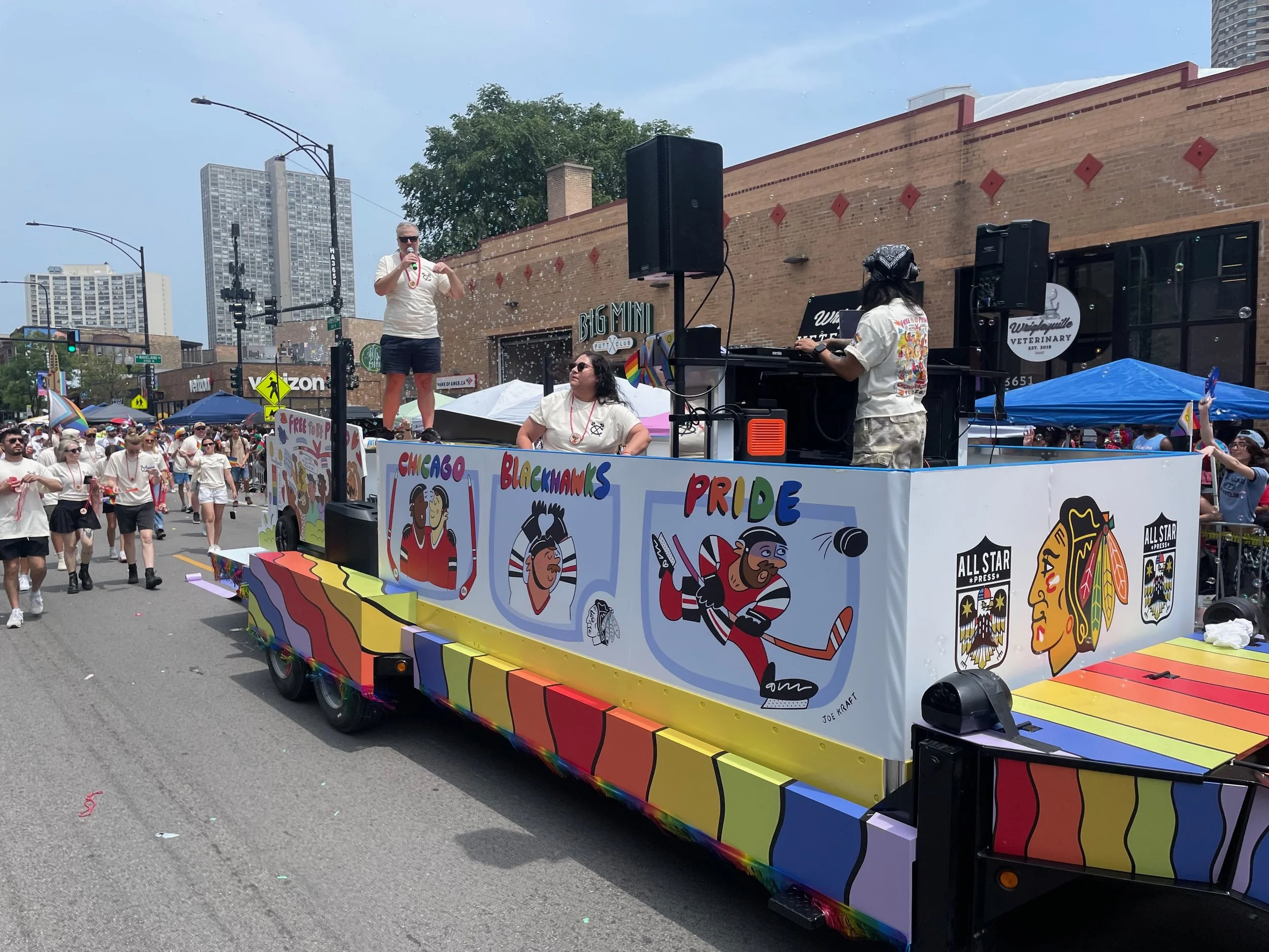 Chicago Blackhawks
Pride Float