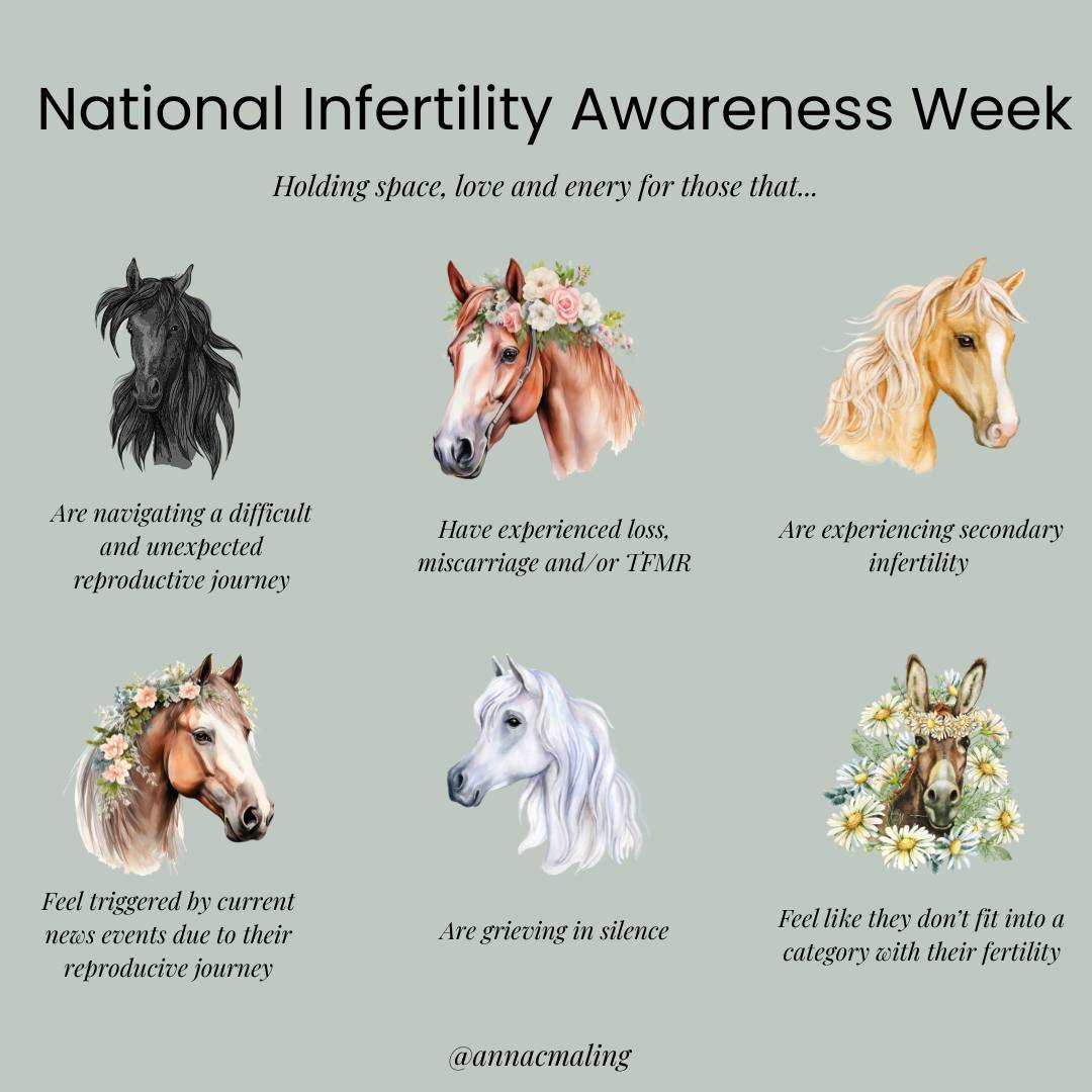 ✨ This week is National Infertility Awareness Week ✨

To everyone navigating the complicated, painful, messy, and often invisible parts of fertility&mdash;we see you.

💛 Whether you&rsquo;re grieving a loss, facing an unexpected path, triggered by t