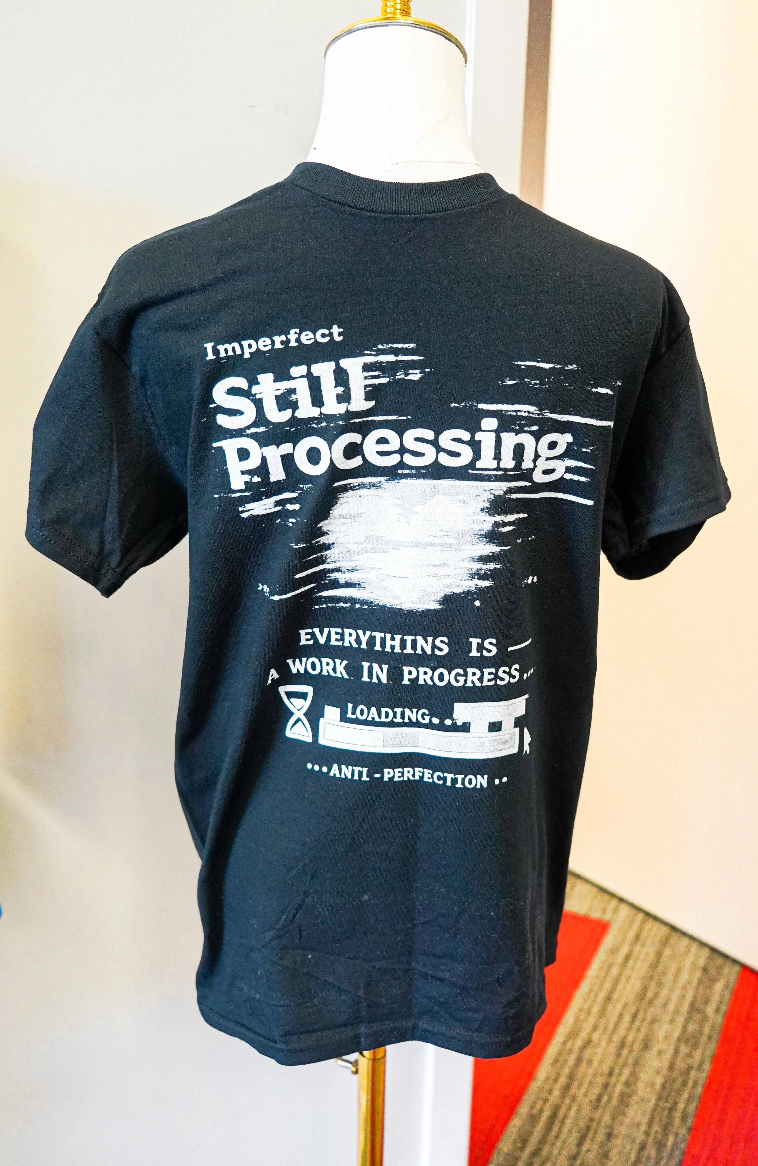 “In Progress” Design T-Shirt _Imperfect_ on model 3.jpg