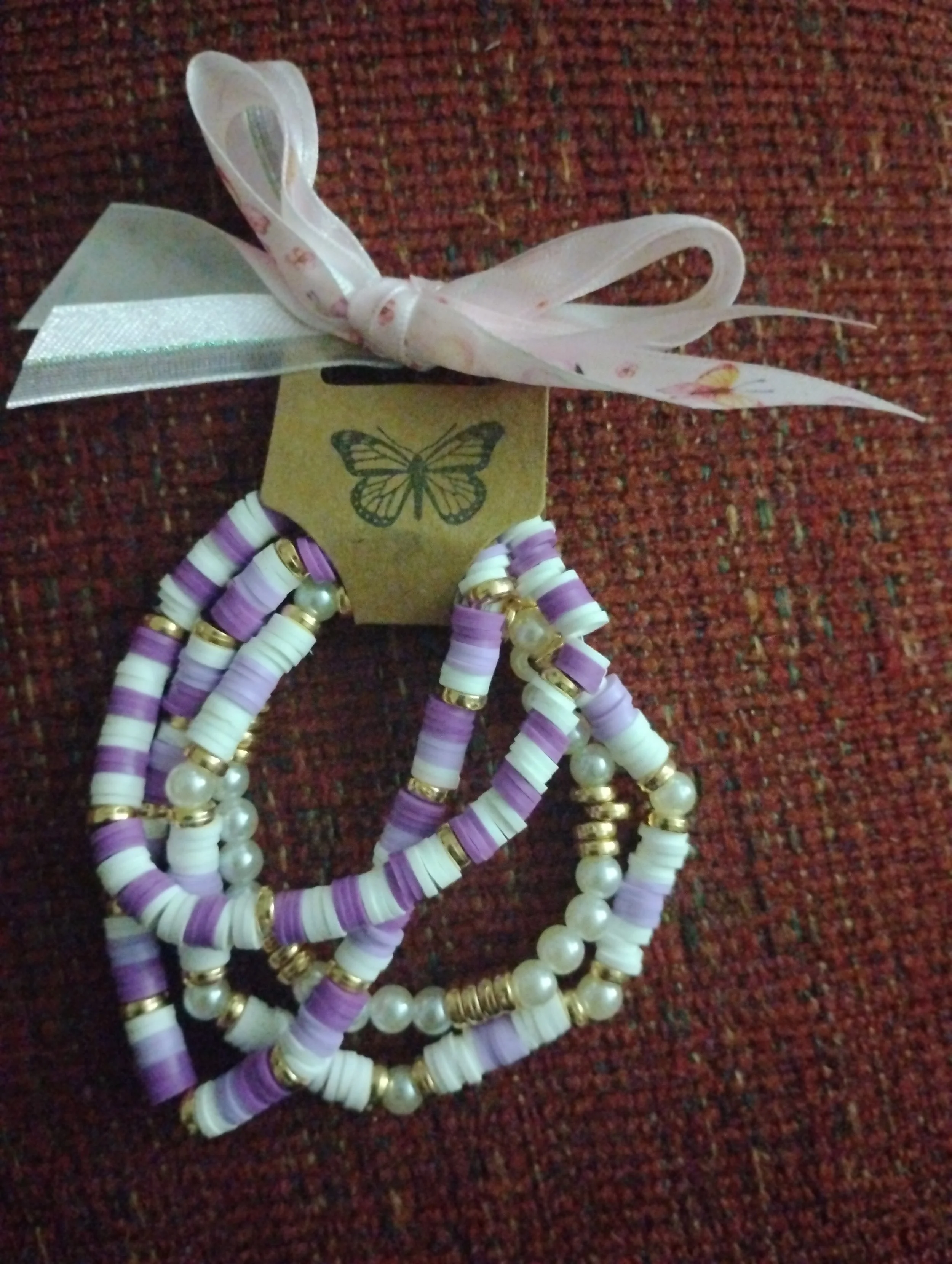 Simple Solids 4pc Bracelet Set- purple.jpg