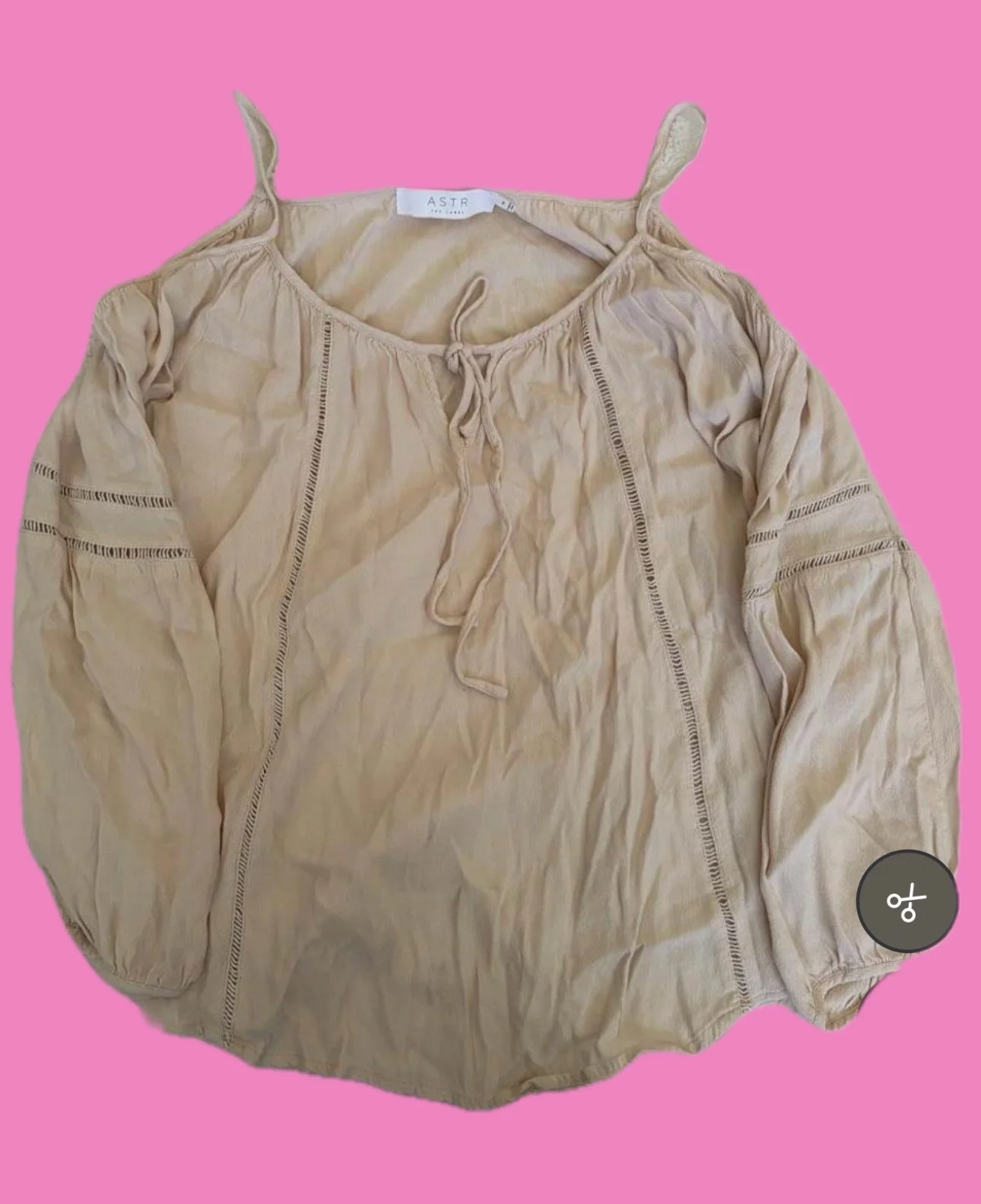 BEIGE BLOUSE