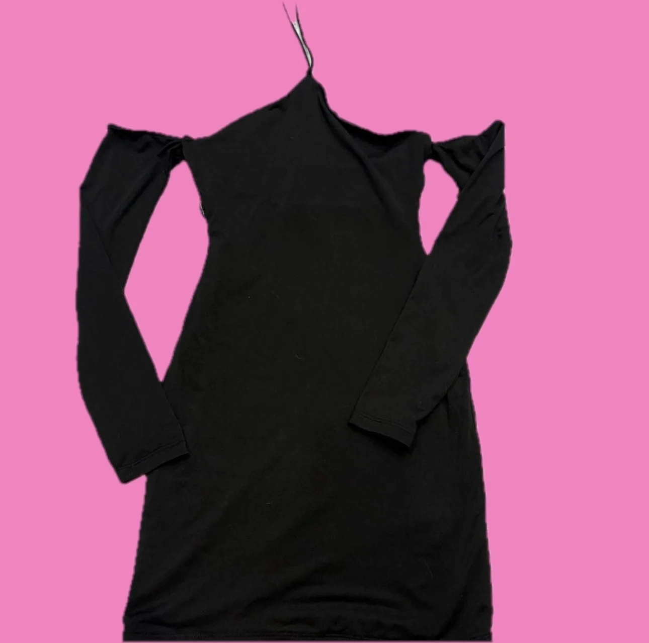 BLACK LONG SLEEVE DRESS