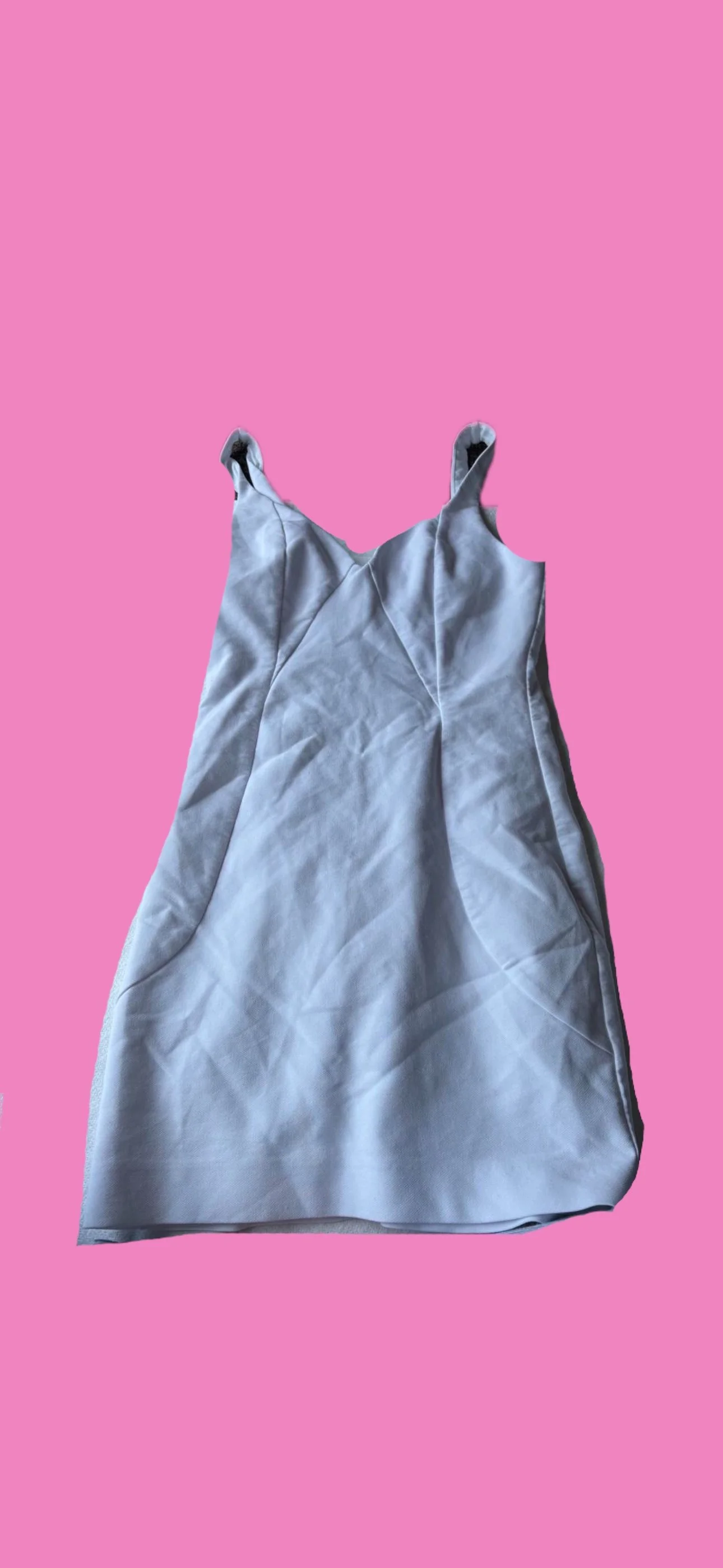white zara mini dress size medium .JPG