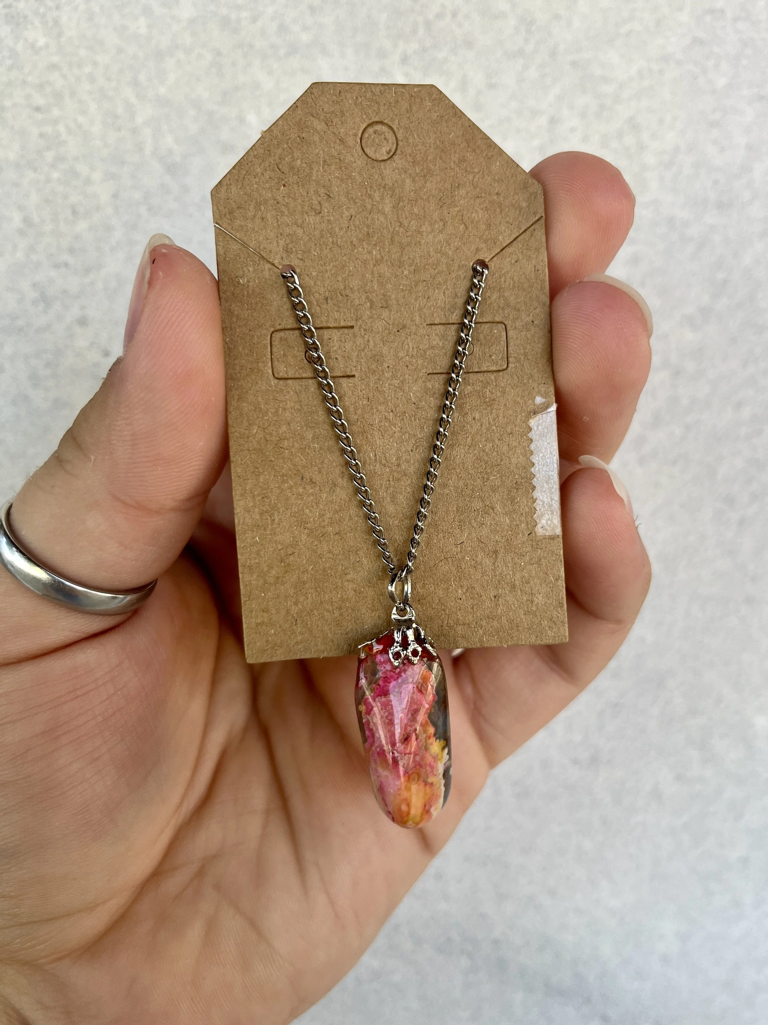RED STONE NECKLACE