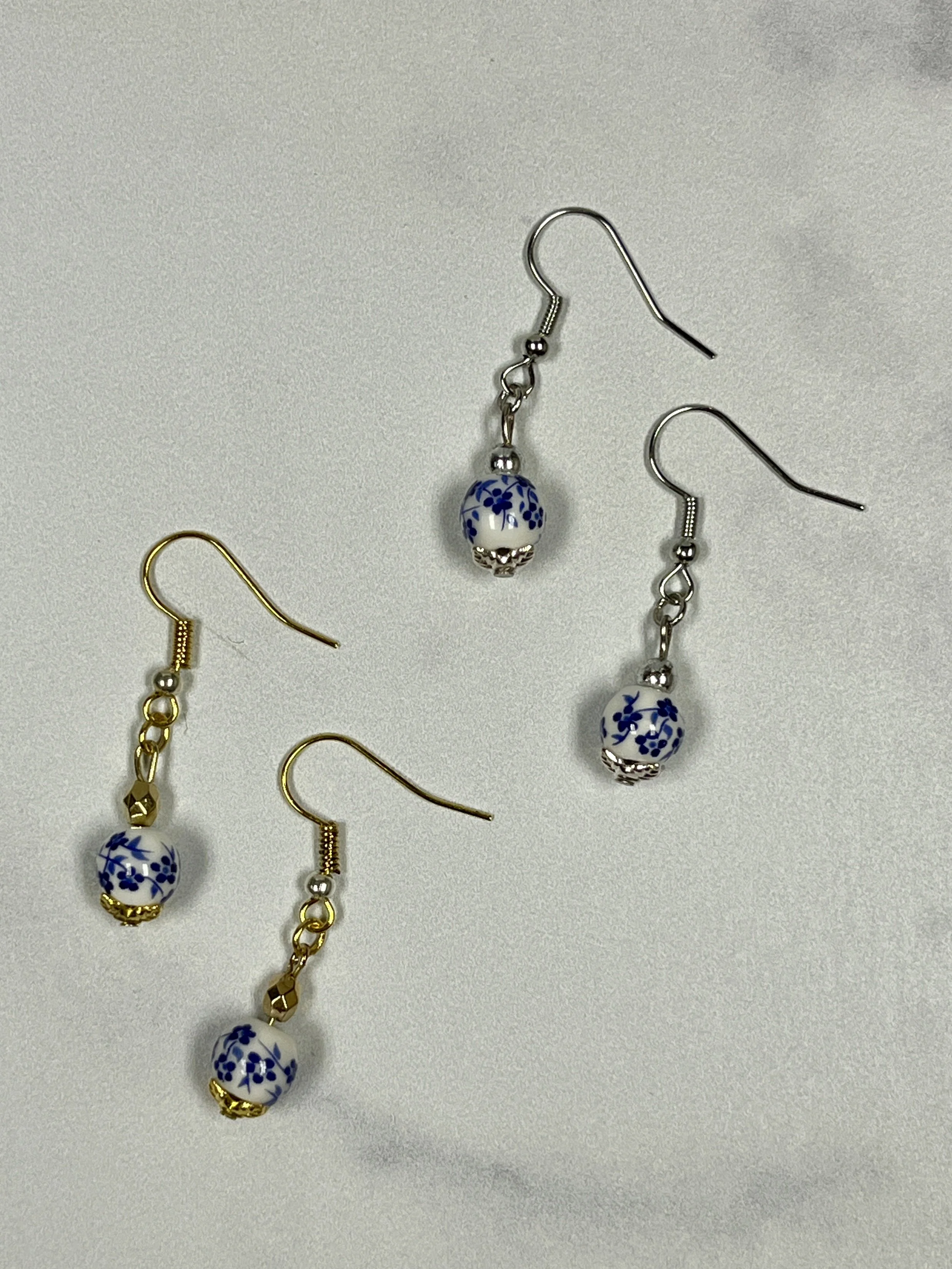 PORCELAIN DROPLET EARRINGS