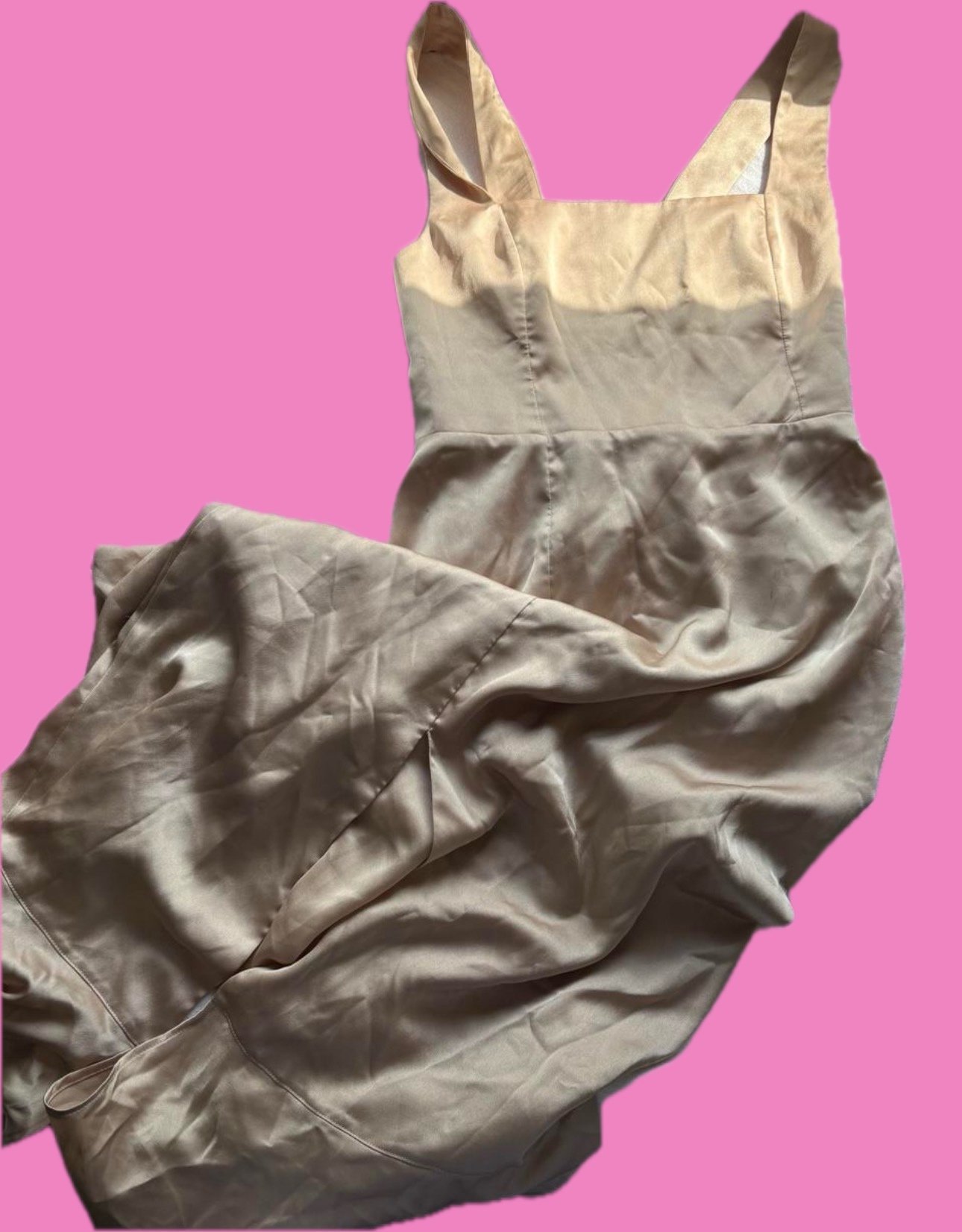 Show Me Your Mumu Champagne Satin Maxi Dress.JPG
