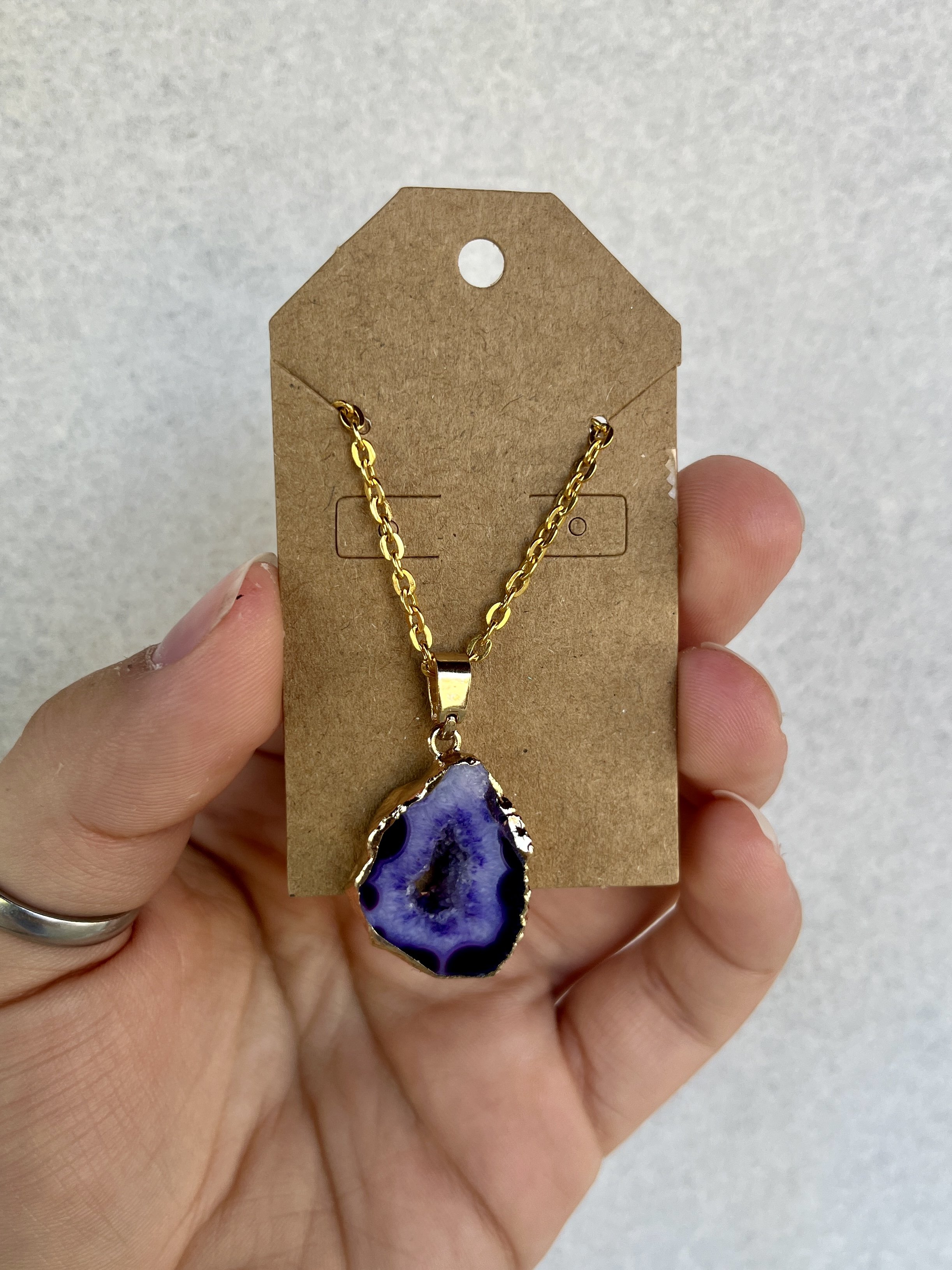 AMETHYST STONE NECKLACE