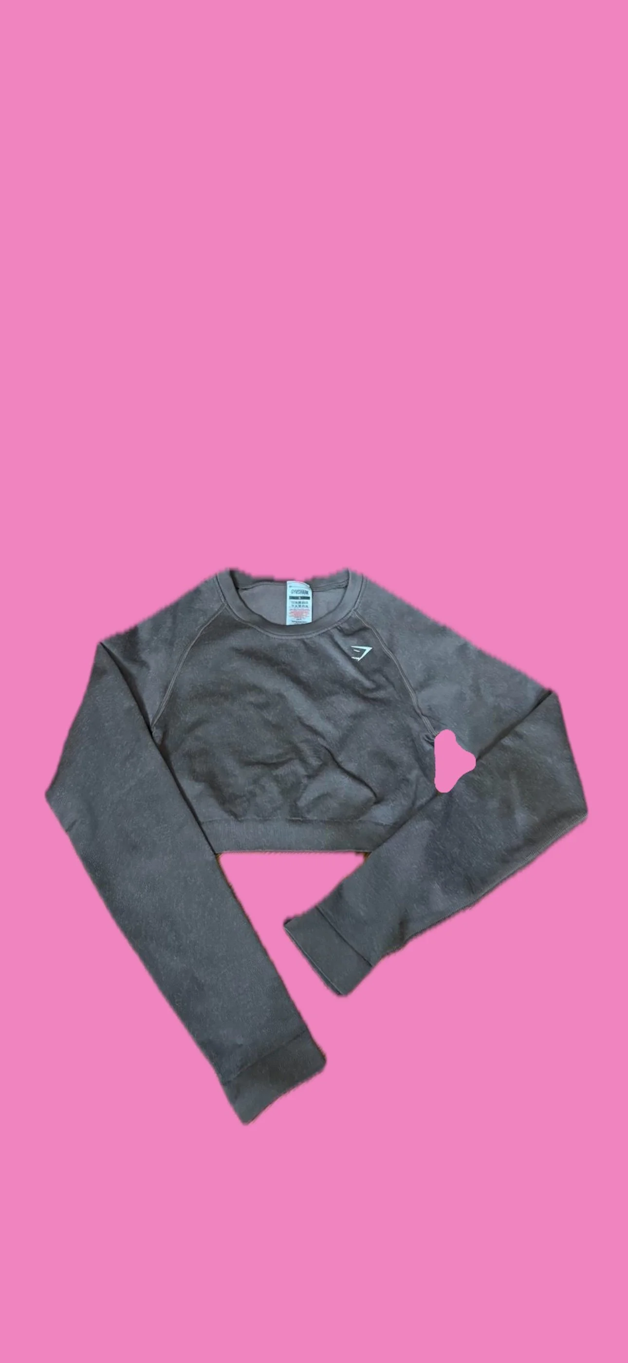 gymshark tops - size small brown longsleeve .JPG