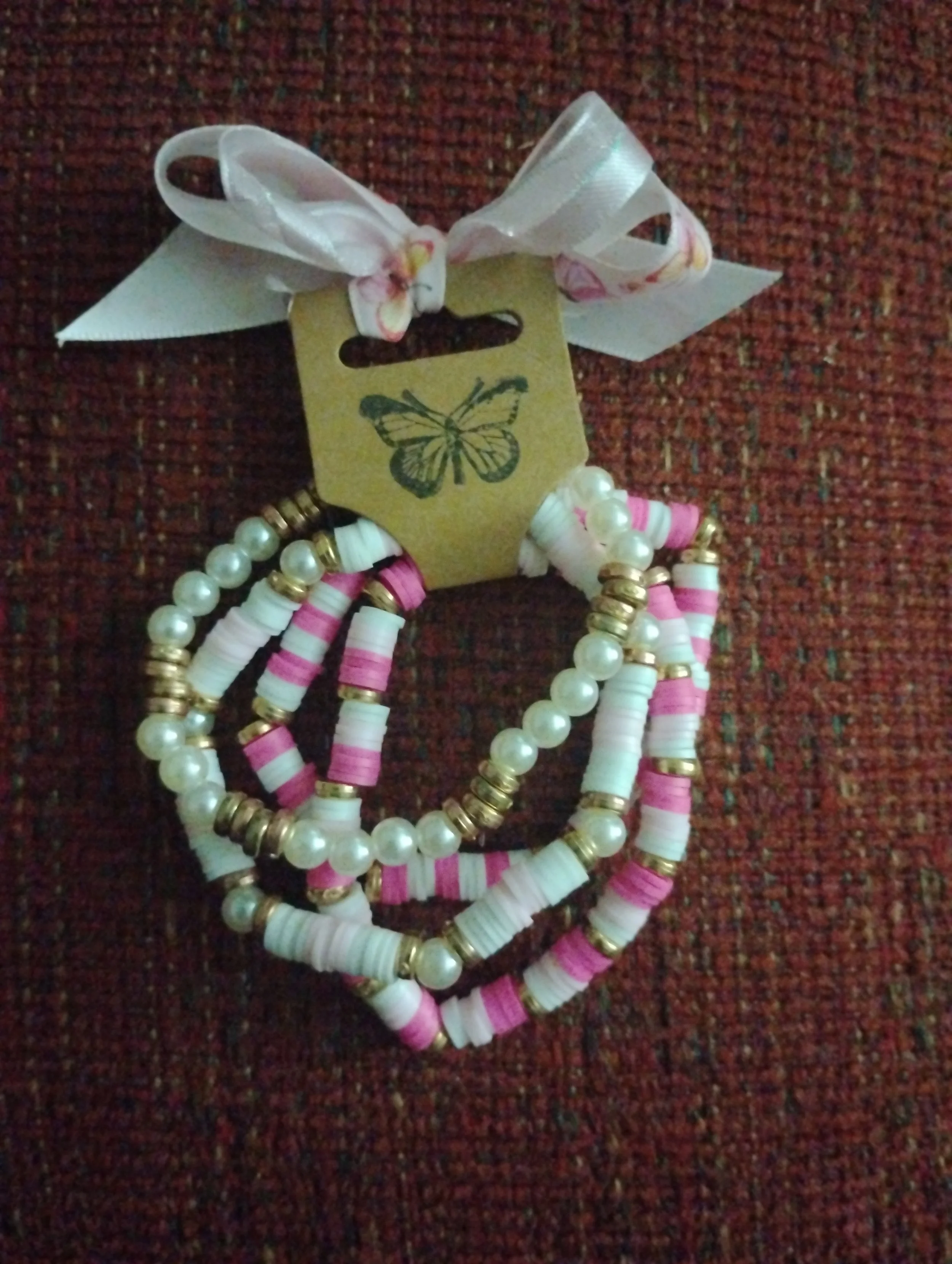 SImple Solids 4pc Bracelet Set- Pink.jpg