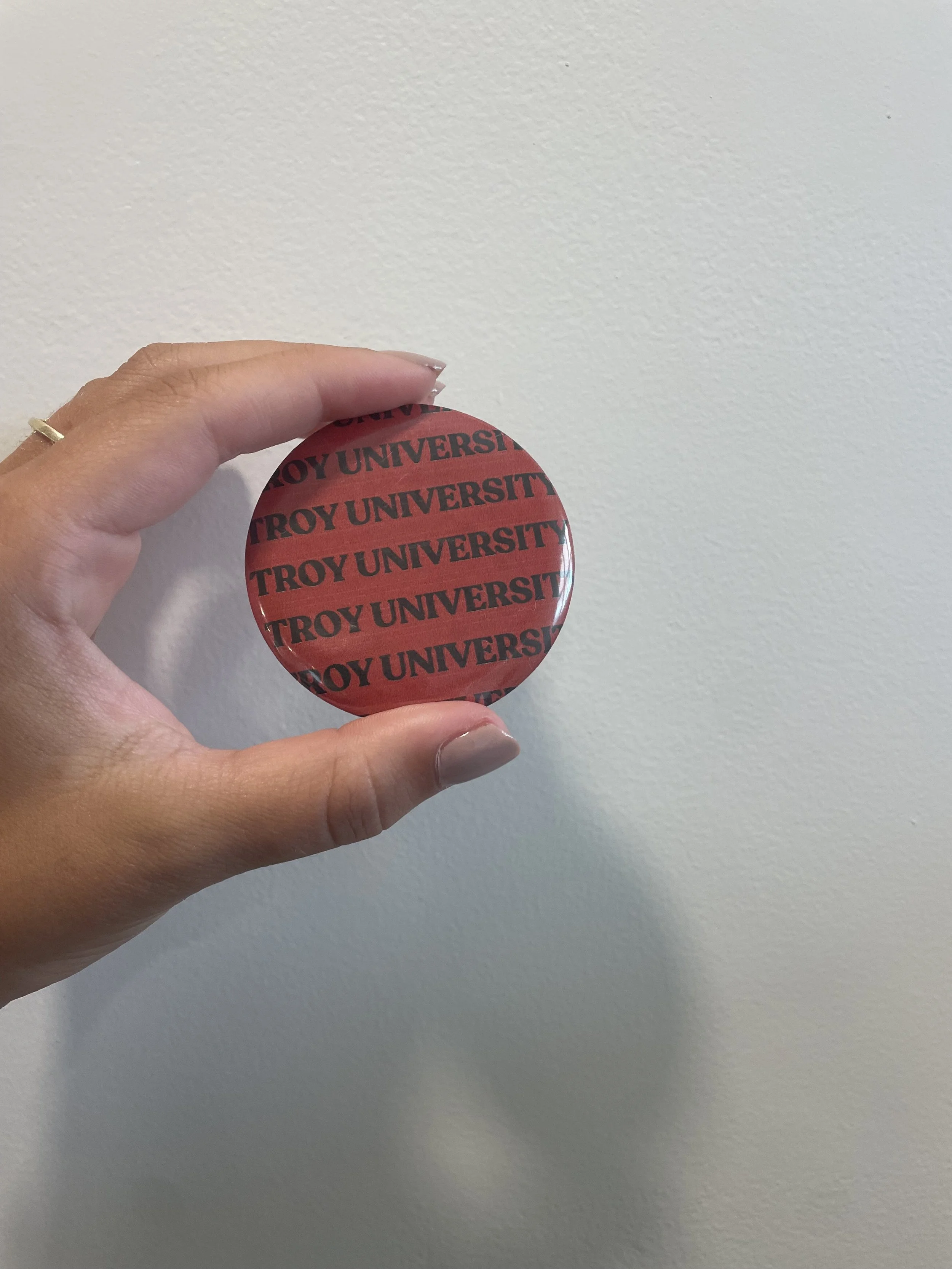 TROY UNIVERSITY BUTTON