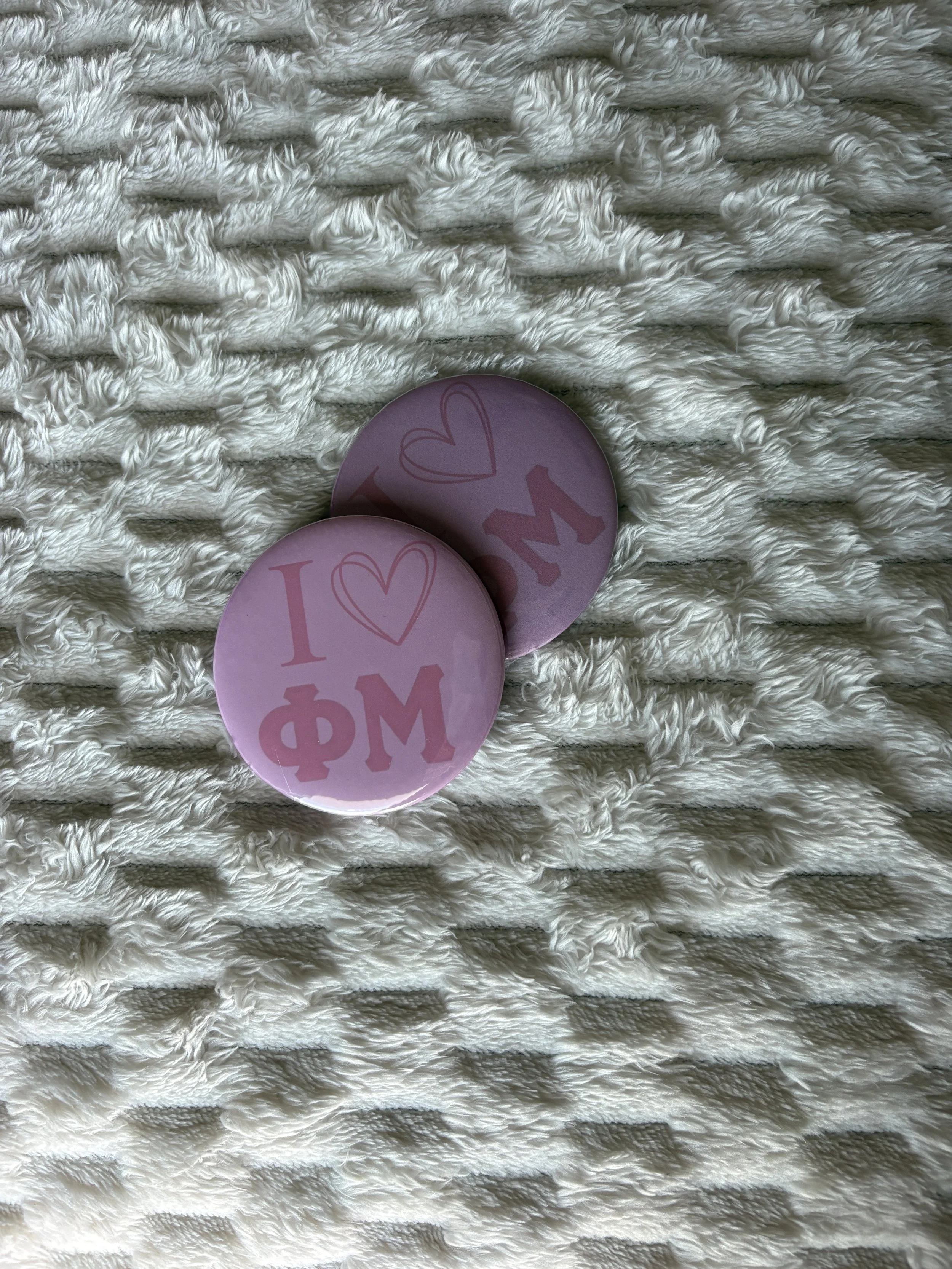 I LOVE PHI MU BUTTON