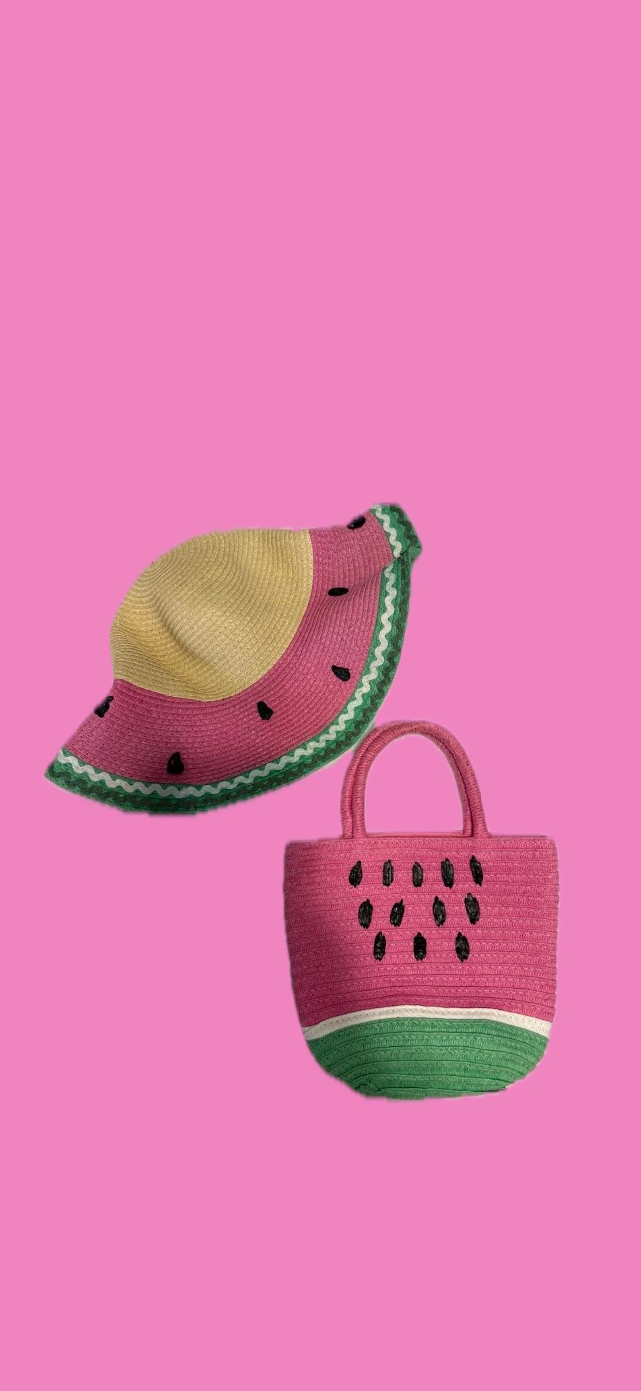 WATERMELON YOUTH HAT AND BAG SET