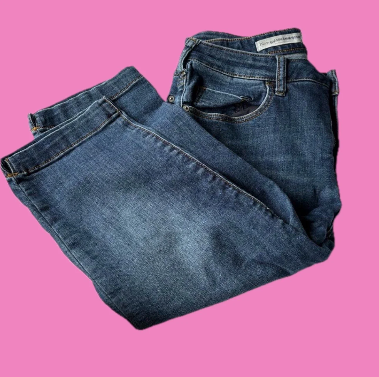 Athropologie Bottoms - Capri jeans size 30.JPG