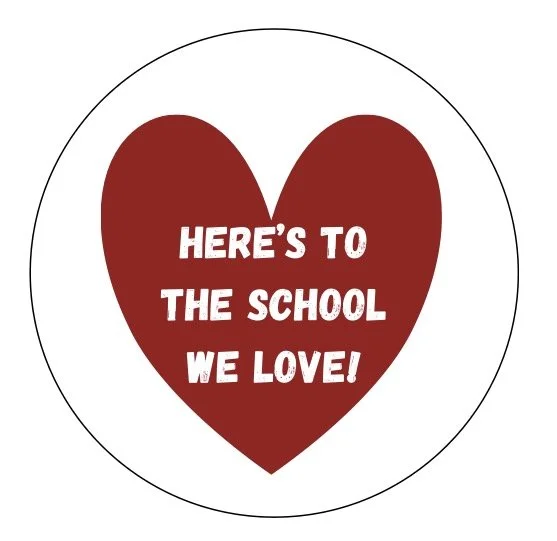 HERE'S TO THE SCHOOL BUTTON