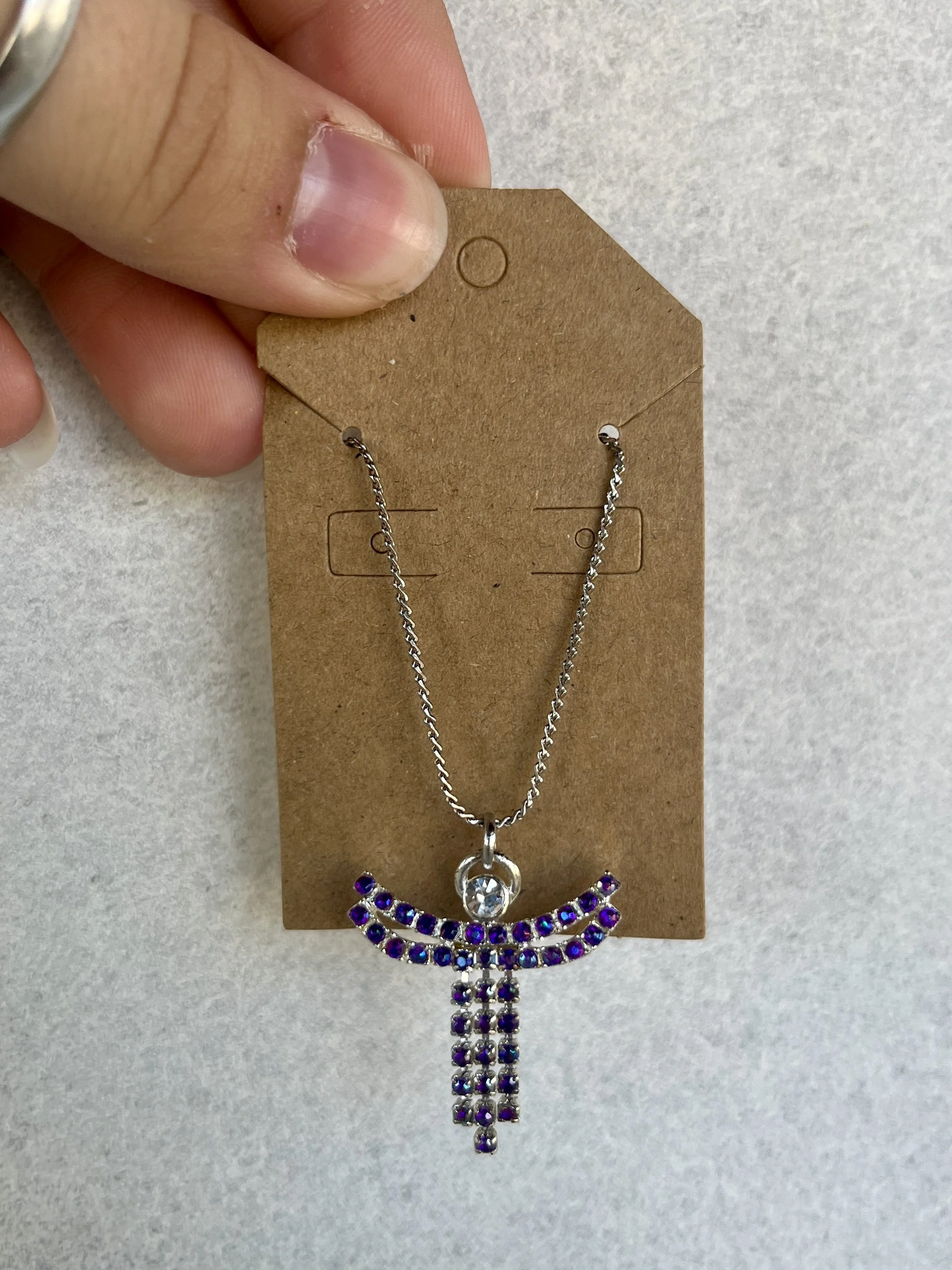 PURPLE ANGEL NECKLACE