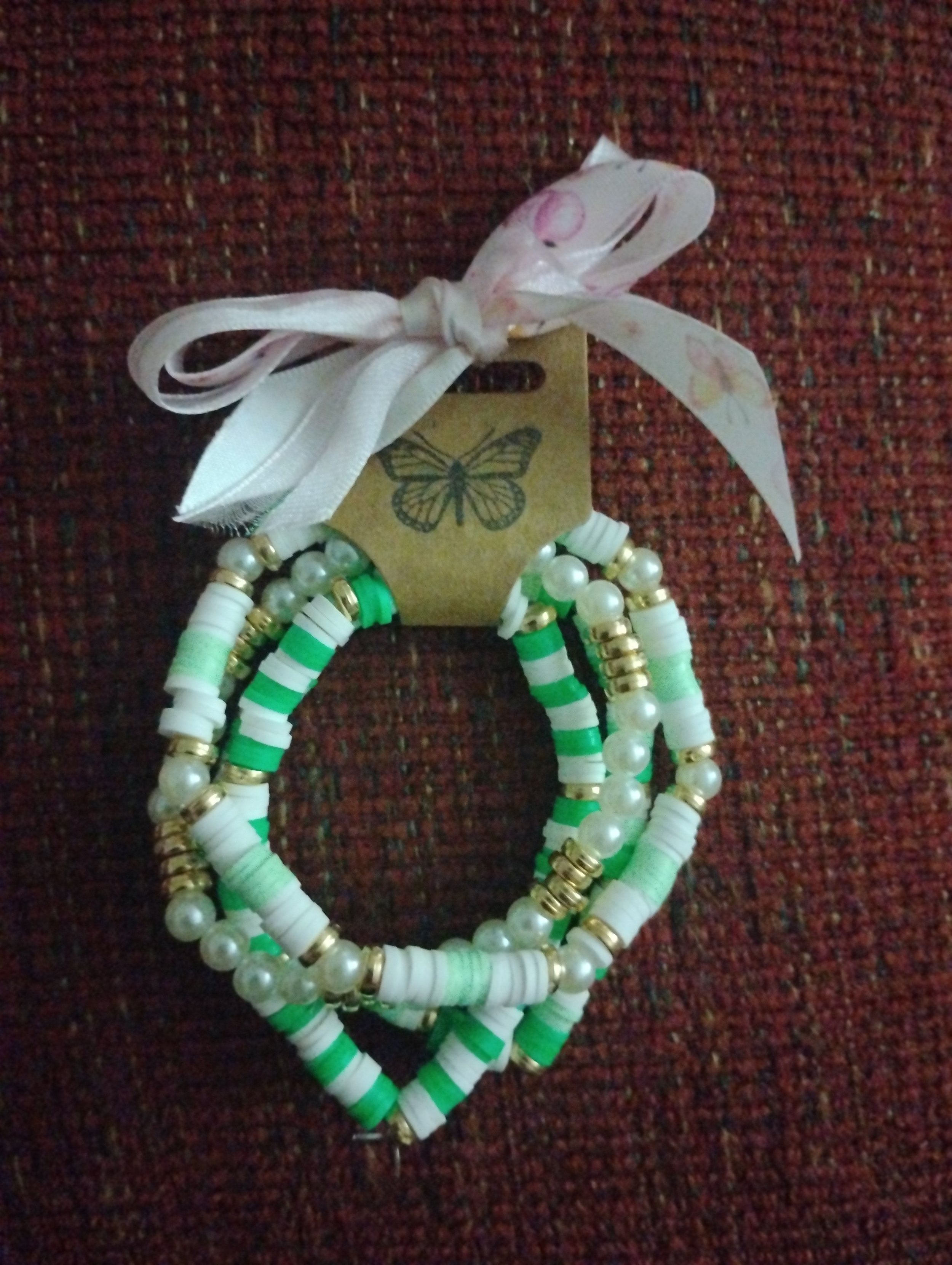 Simple Solids 4pc Bracelet set - Green.jpg