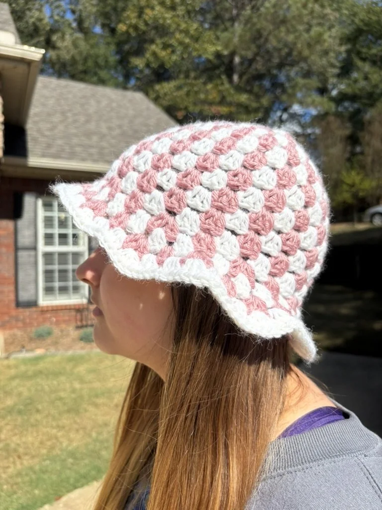 Granny Stitch Bucket Hat