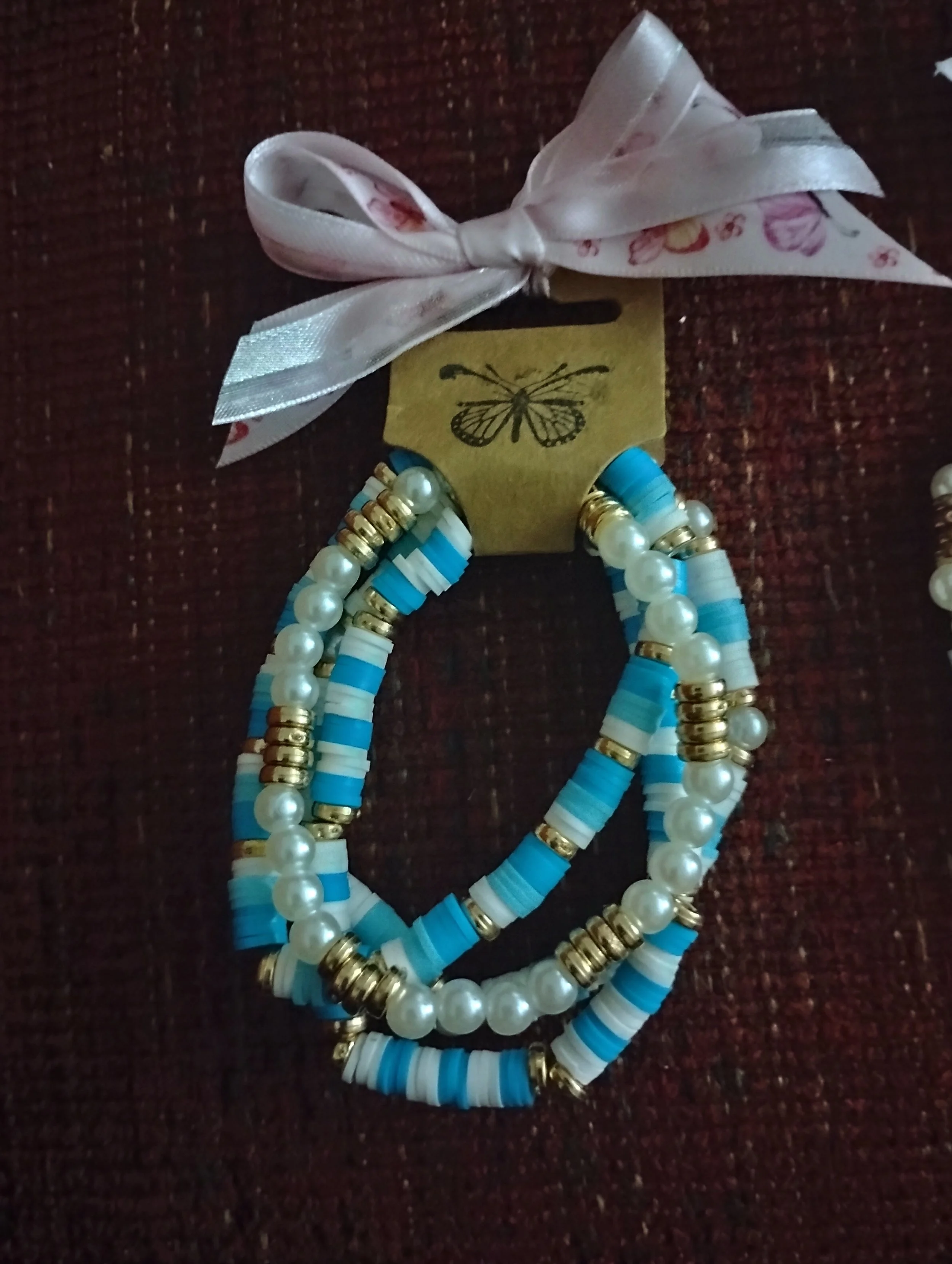 Simple Solids 4pc Bracelet Set- Blue.jpg