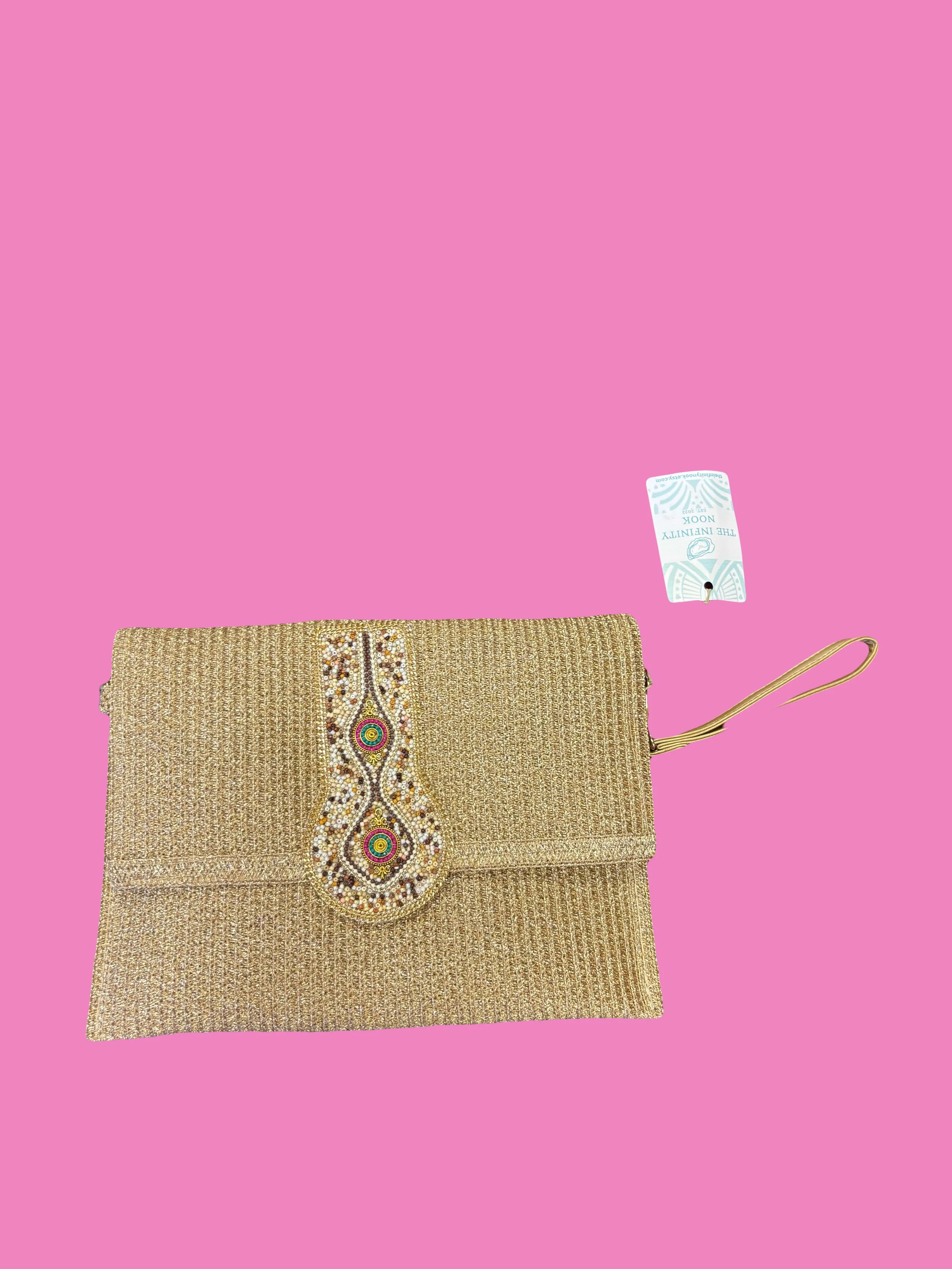 Beaded Boho Clutch.JPG