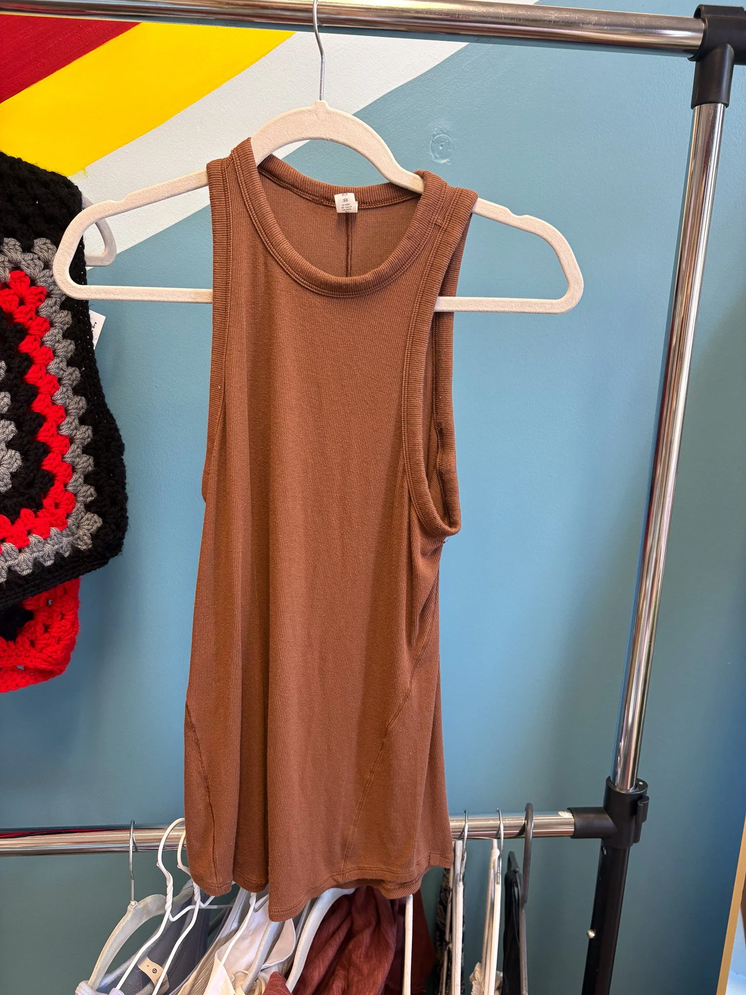 size 6 brown ripped tank top.jpg