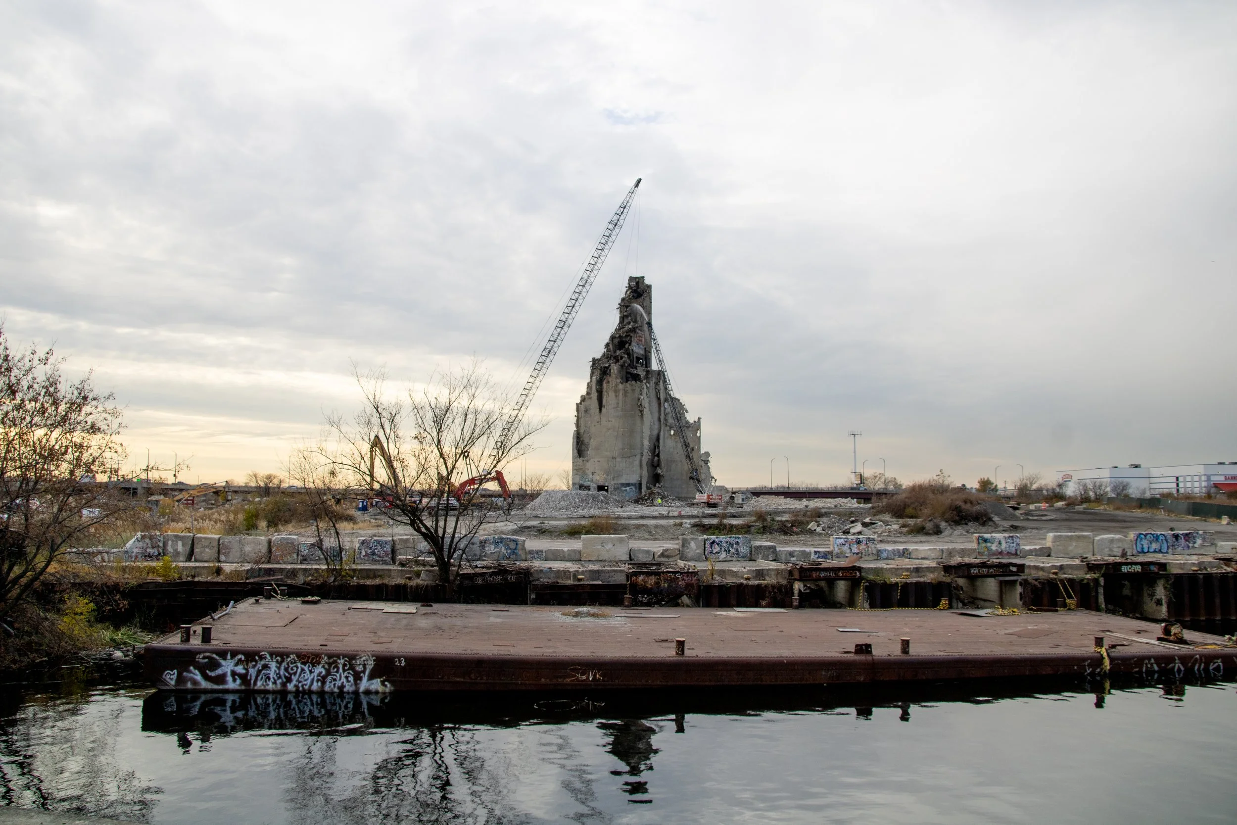 Nov 17: Tower Whittled to Its Core