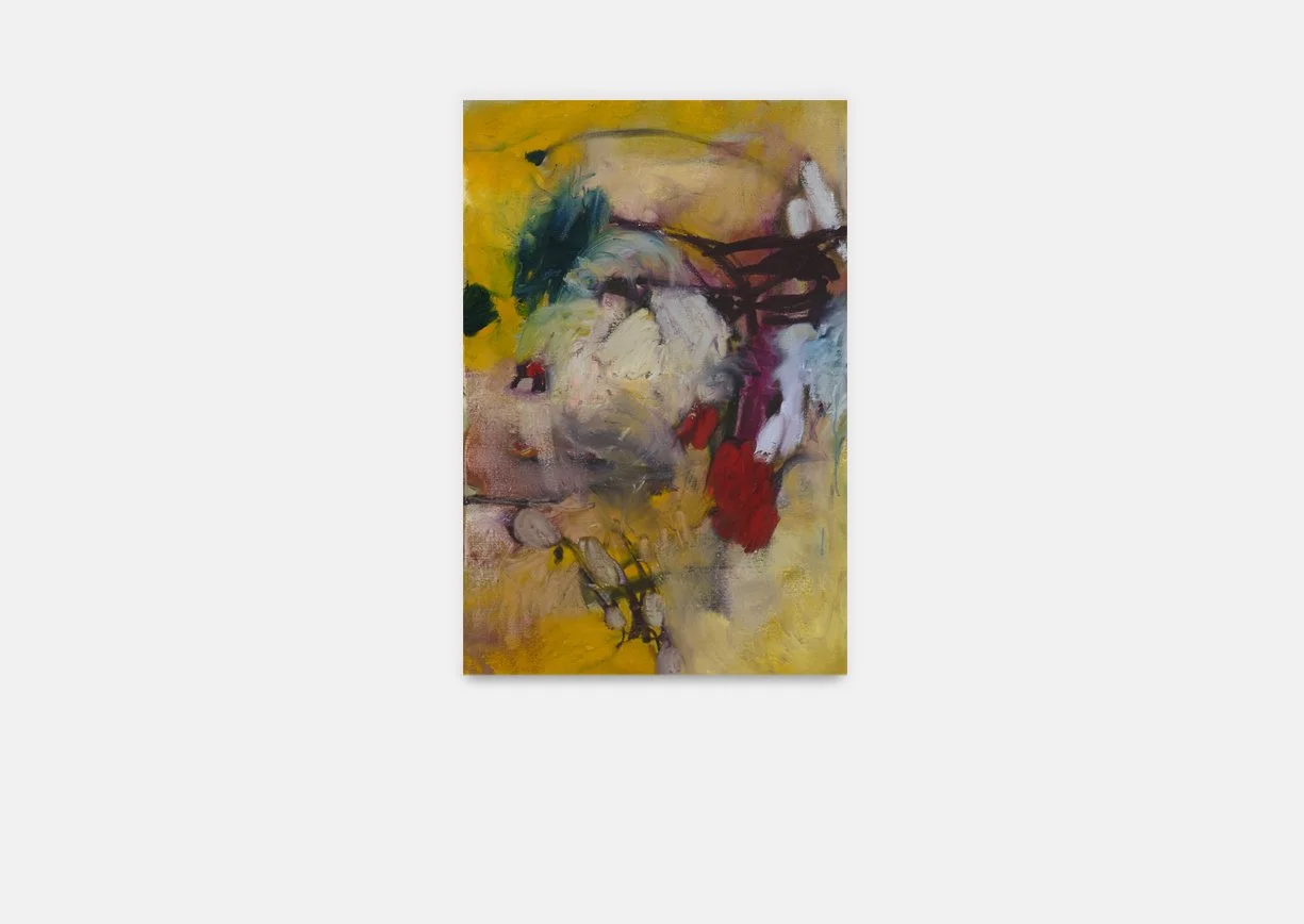 UNTOLD II (2025). 80 x 50. Oil, oil stick on linen