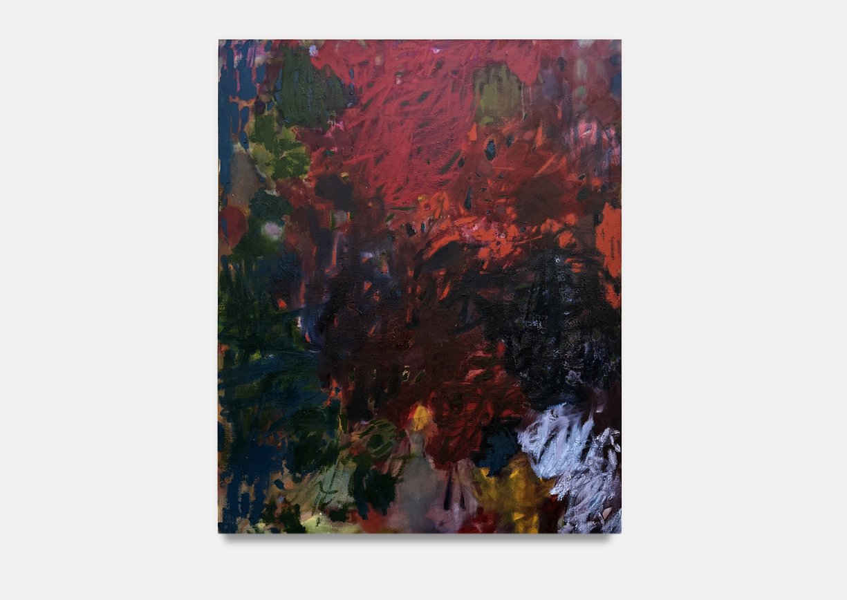 BONE PATH (2026). 150 x 120. Oil, oil stick on linen