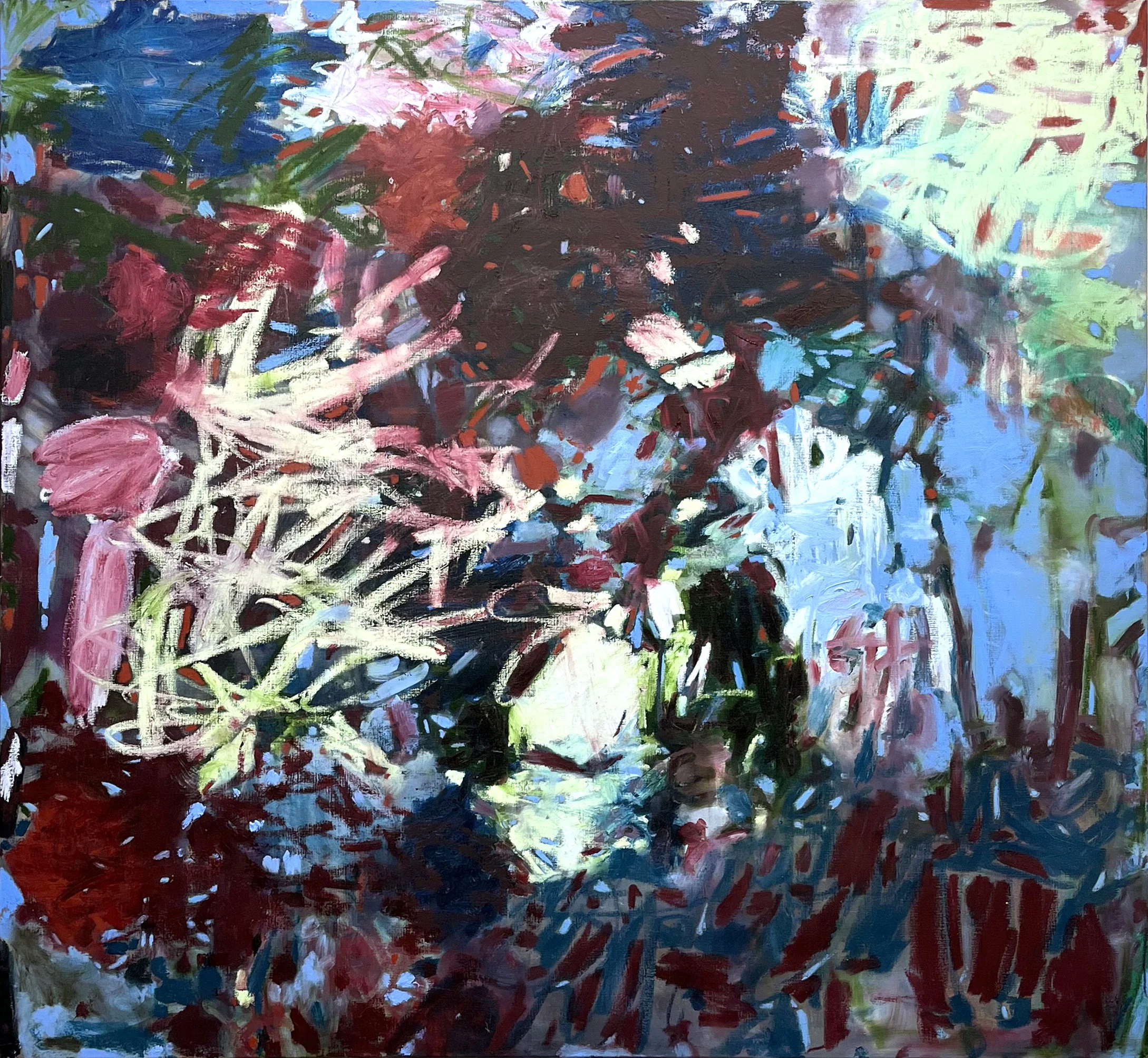 PRIVATE DECAY (2026). 160 x 180. Oil, oil stick.