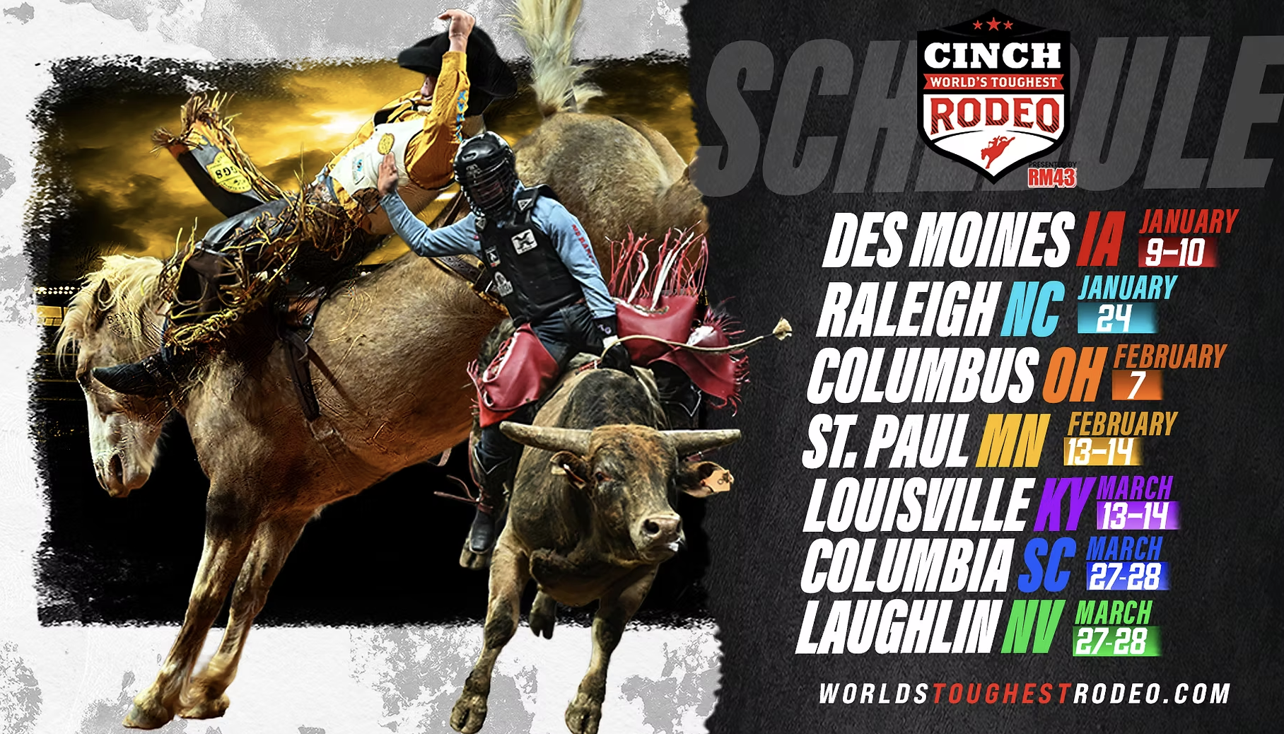 Cinch World’s Toughest Rodeo 2026