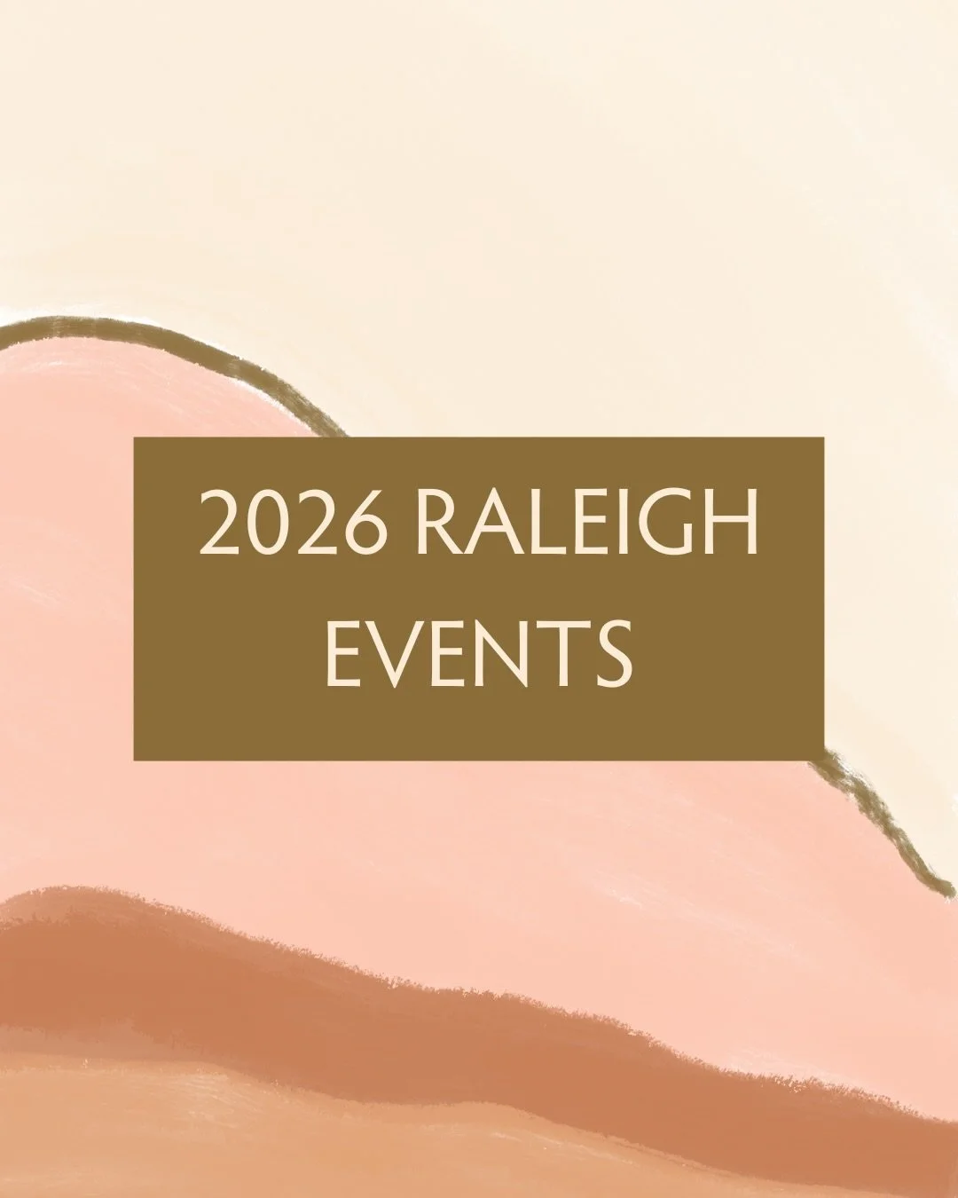 2026 is PACKED 👀✨

Save this post, add these events to your calendar, and get ready for an unforgettable year in Raleigh 💫

Tap the link in our bio for our full 2026 bucket list (60+ events!) and tell us in the comments which one you&rsquo;re most 
