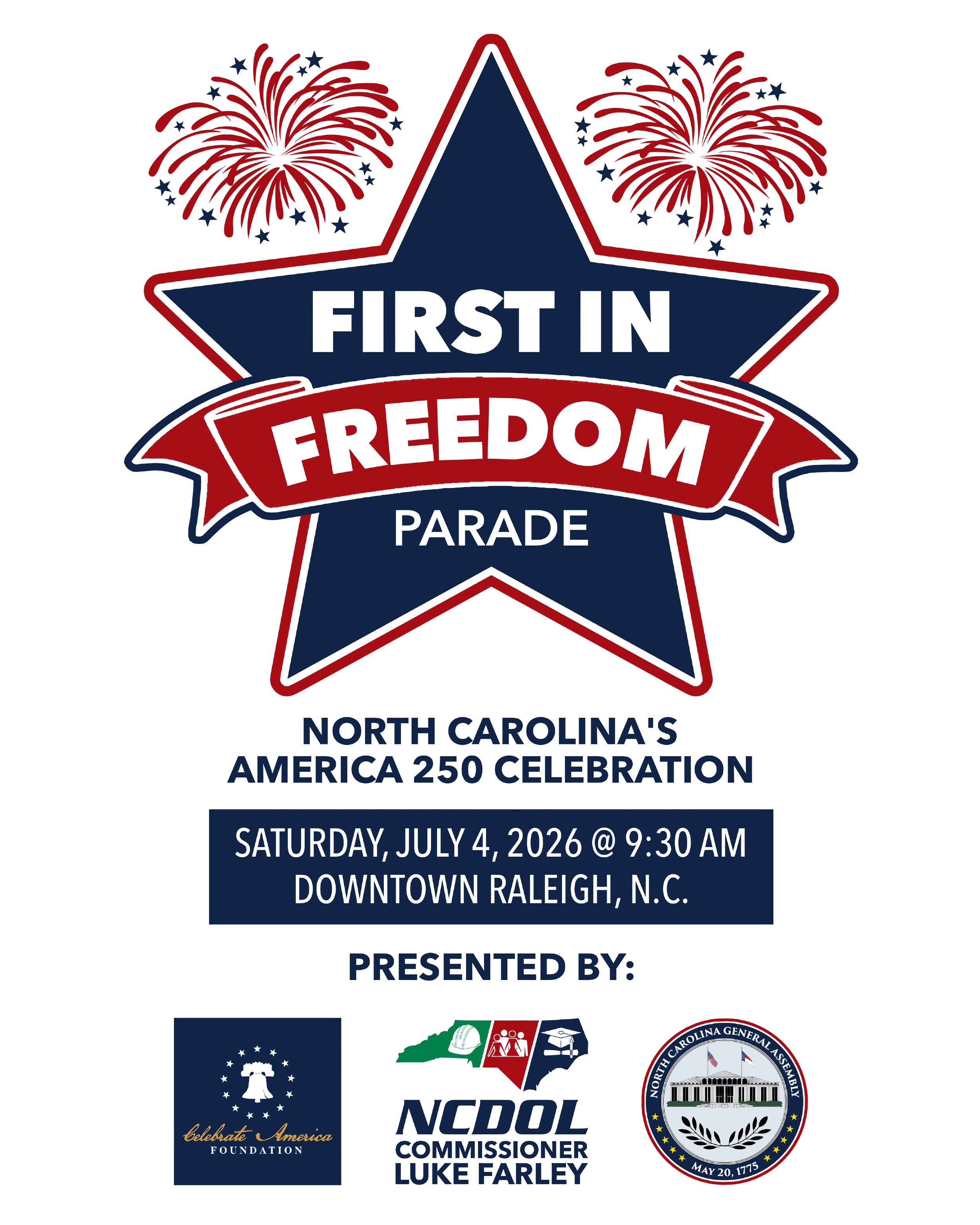 First in Freedom Parade