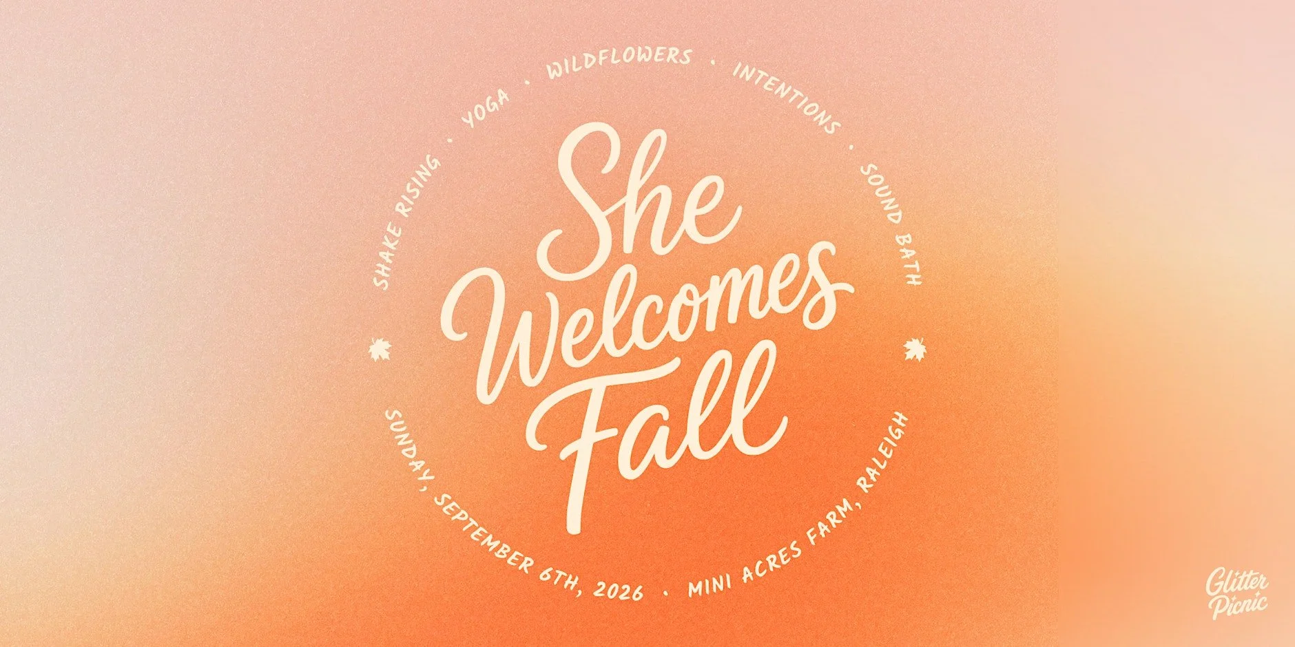 She Welcomes Fall