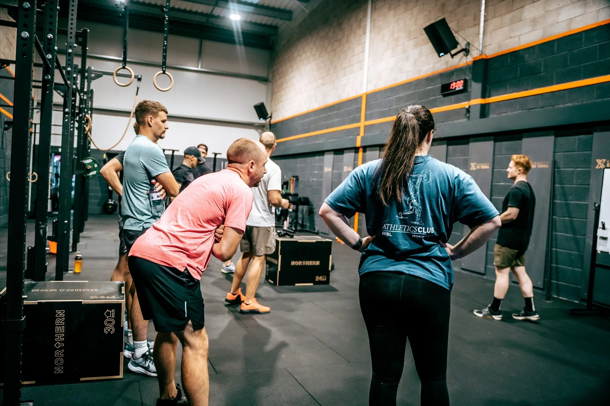 Members getting ready for an early CrossFit class at CrossFit Ex Terra, St Helens