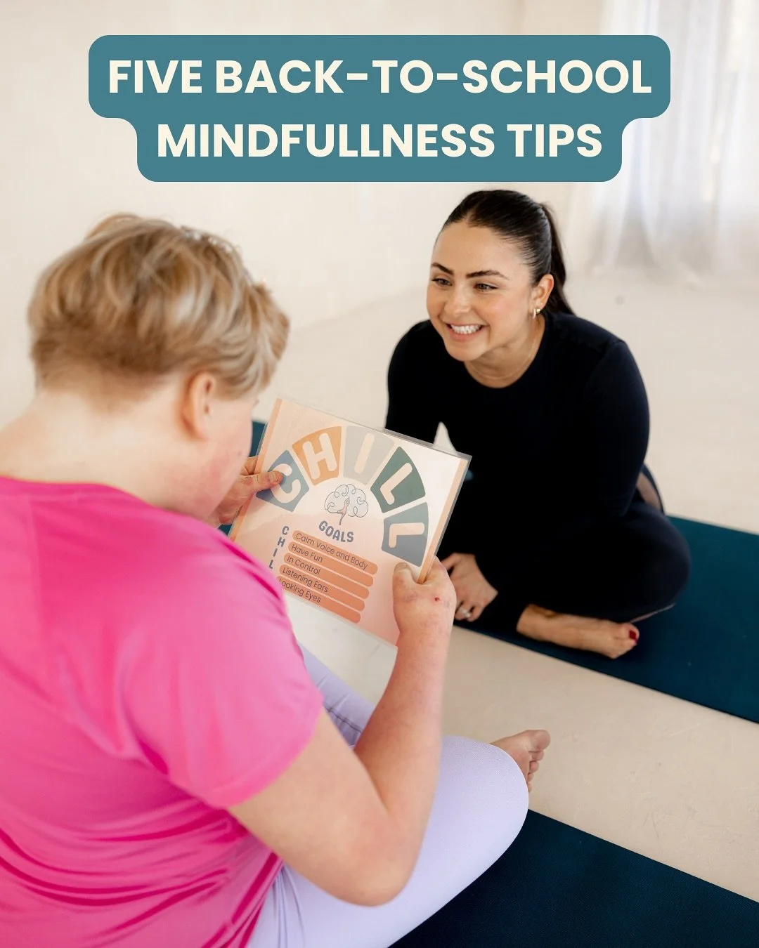 🎒✨ Back-to-school is well underway, and with it come new routines and new feelings. 

These 5 mindfulness tips are simple ways to help your child or loved one regulate and reset. 

💙 Want more tools like this? Our community classes are the perfect 