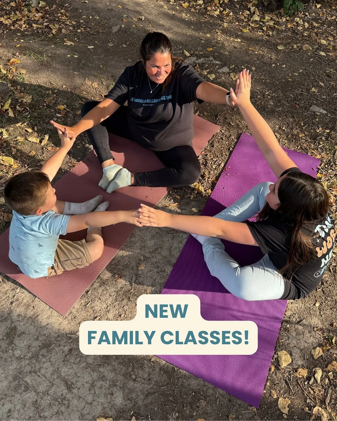 Family Classes are here!🌟
🗓️ Sundays | 10:30&ndash;11:30 AM
📍 Gilbert Community Center
🌼 Ages 3-10 and their families 

Looking for a fun and meaningful way to connect, move, breathe, and play together? Join us for inclusive family yoga classes d