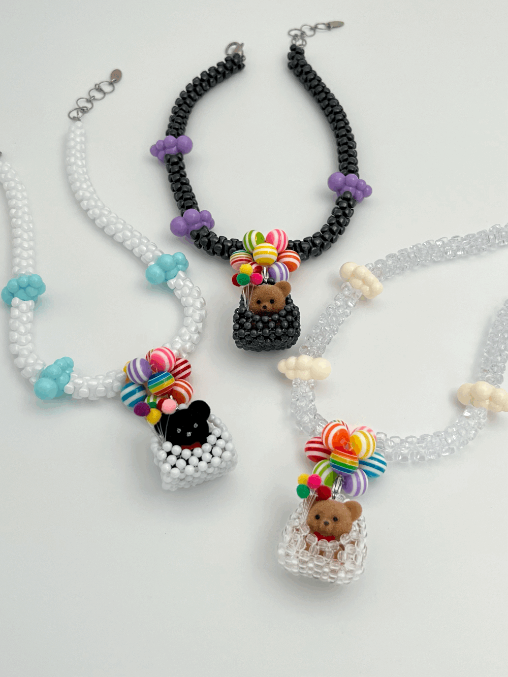 pameo pose Beads Bear Toy Choker 【公式通販】