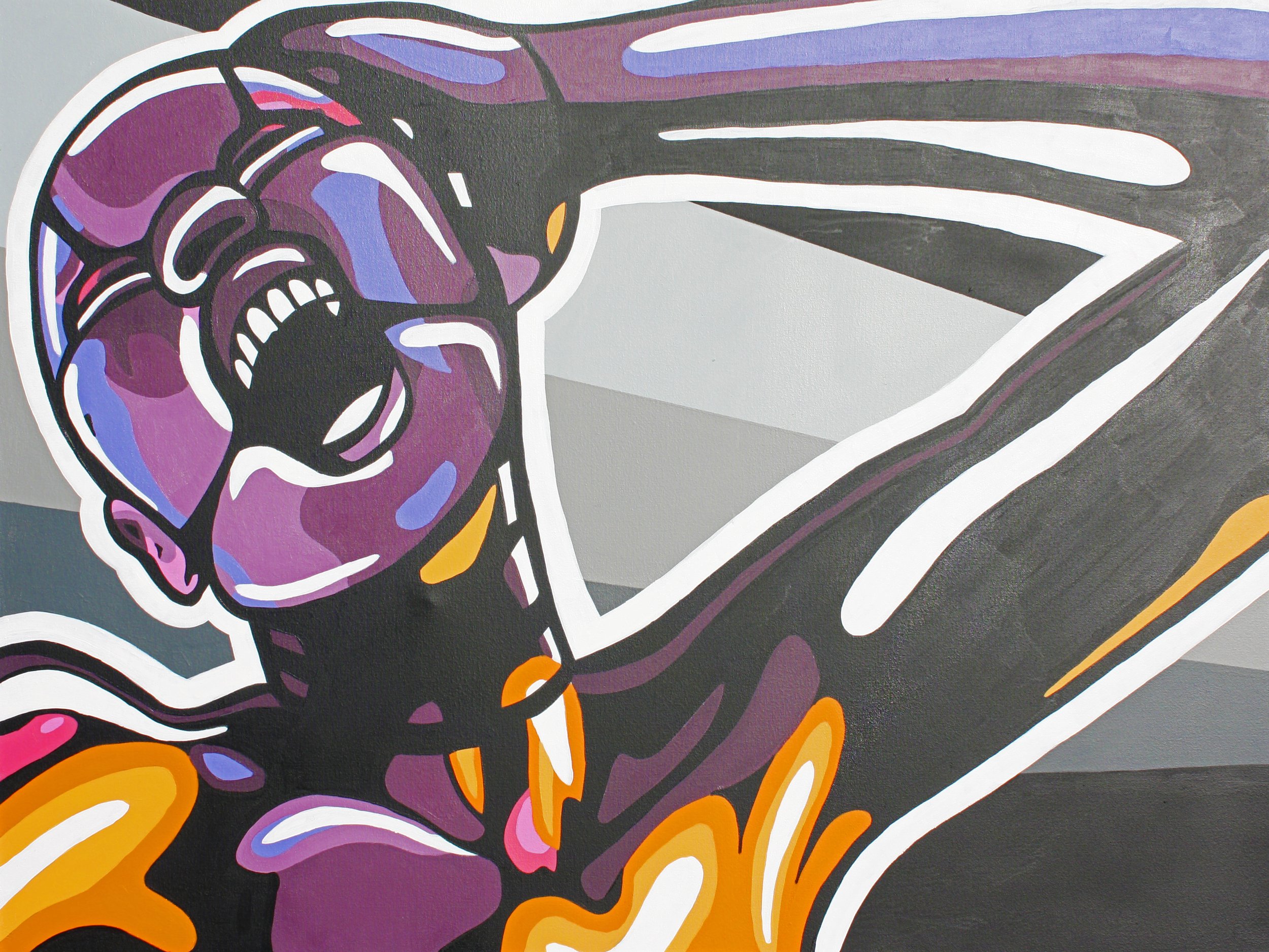 'Agony' Canvas