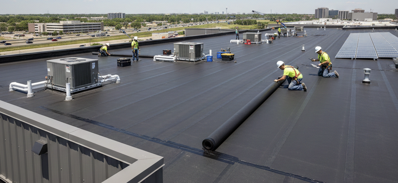 Commercial EPDM Roofing: A Durable, Cost-Effective Solution for Flat Roofs