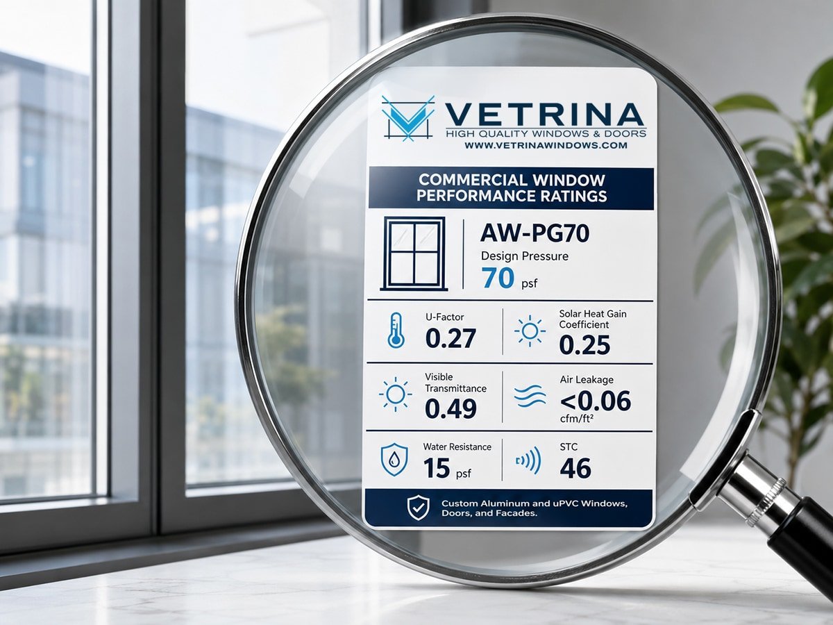 HOW TO READ COMMERCIAL WINDOW PERFORMANCE RATINGS