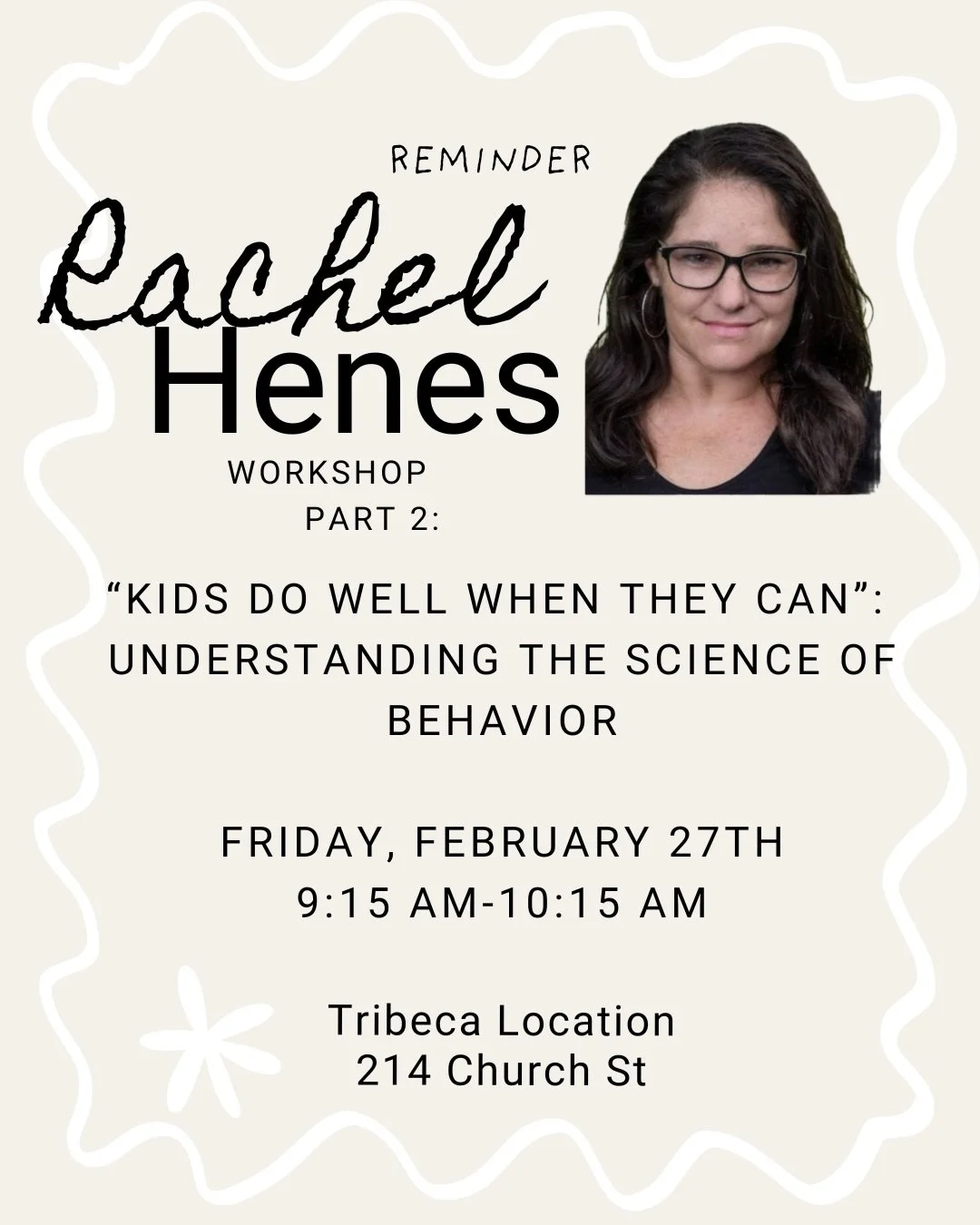 We look forward to having @rachelhenes back at BMS! Hope to see you on Friday! Link in bio to RSVP