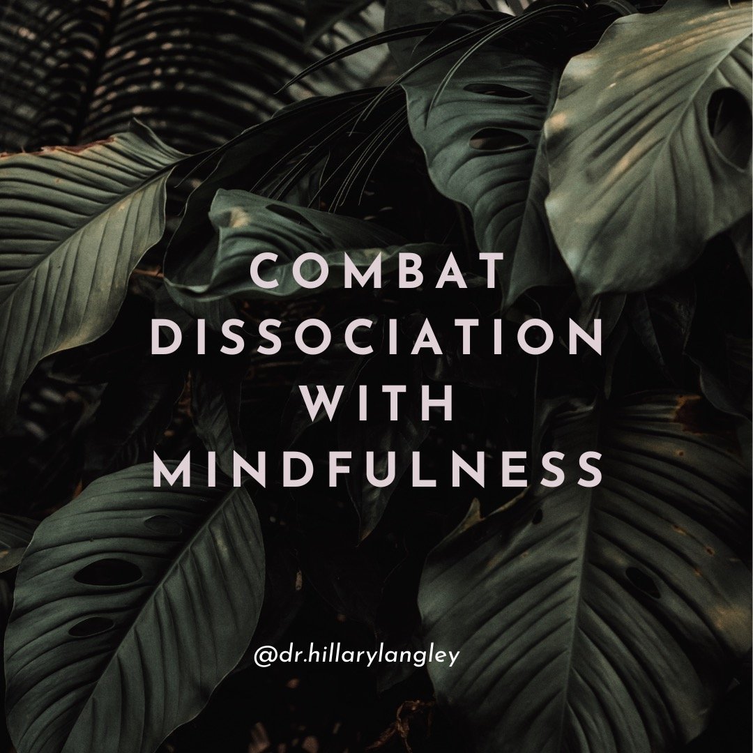 Dissociation is disconnection. Disconnection from your body, thoughts, emotions, and surroundings. Mindfulness helps increase our awareness of ourself in the present moment. #sexualtraumahealing #traumarecovery #dissociation #mindfulness #grounding
