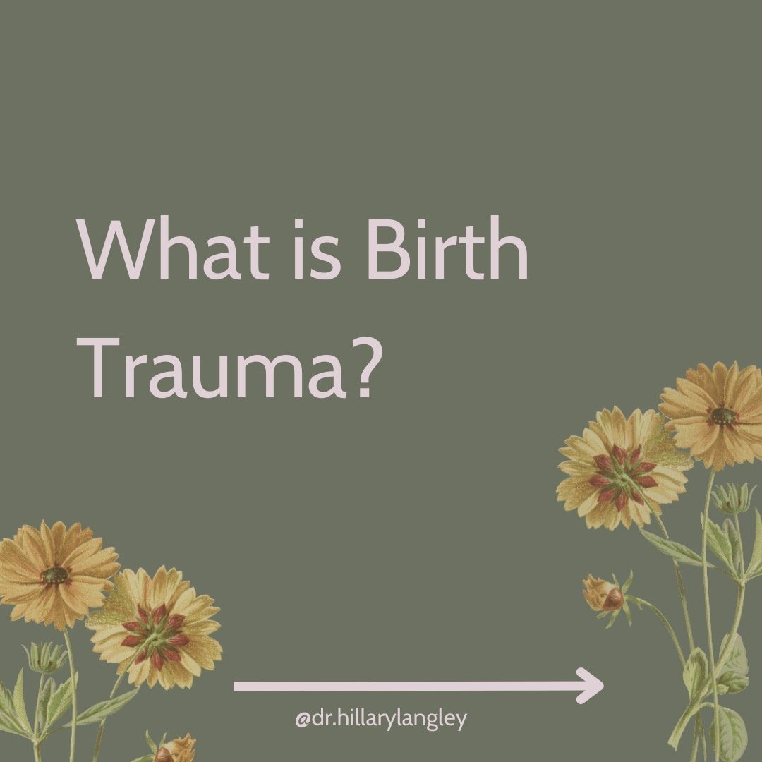 Birth trauma, or a traumatic birthing experience, can lead to significant mental health symptoms including depression, anxiety, and post traumatic stress disorder. Your birthing experience and whatever emotions it has led to are valid. #traumarecover