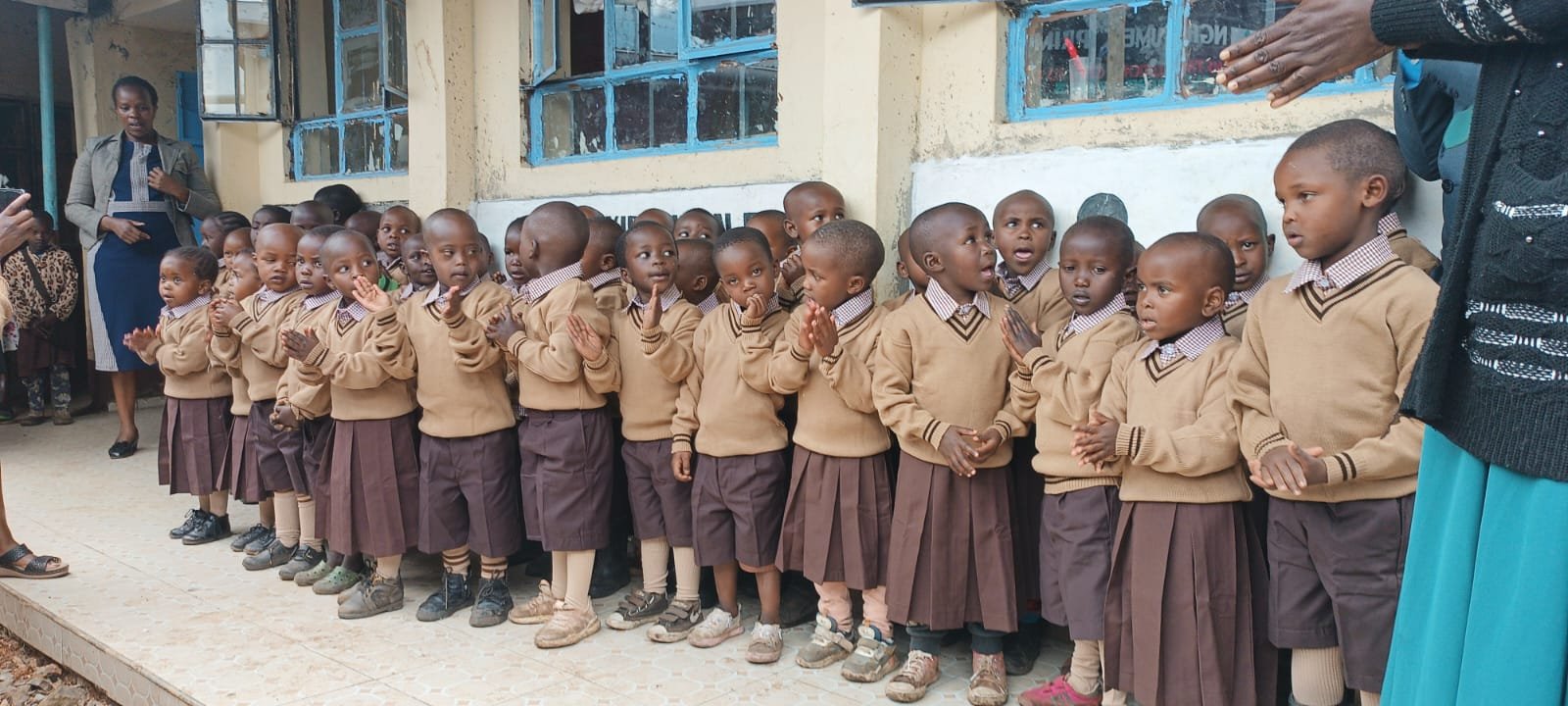 New uniforms 5year old class