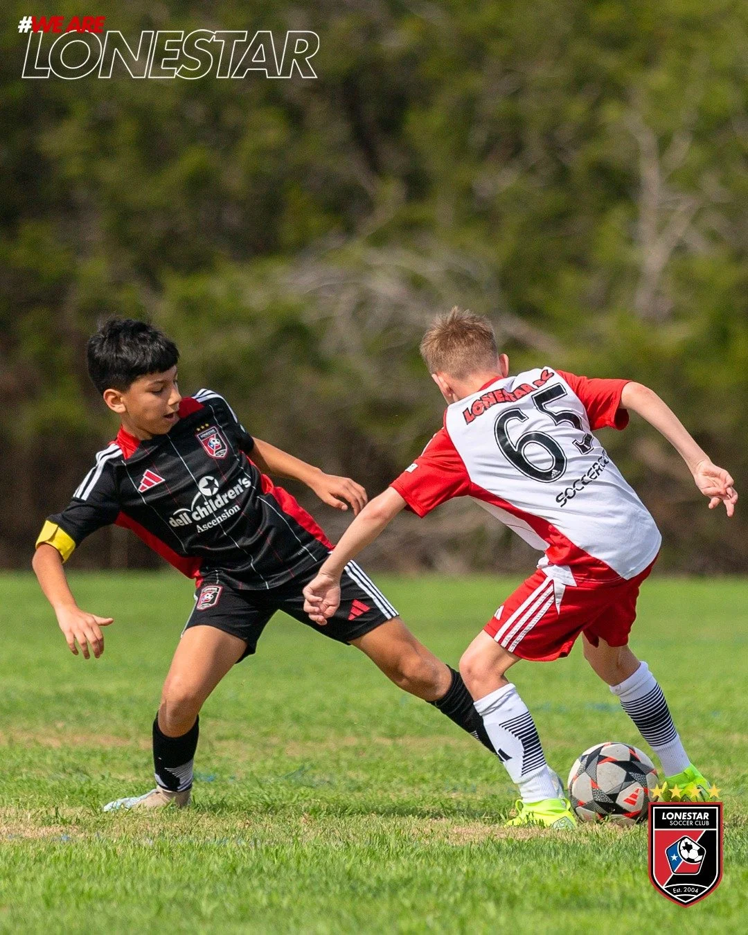 Always on the move 🏃&zwj;♂️ Are you getting outside today?! #WeAreLonestar #SoccerActionShots #ClubSoccer