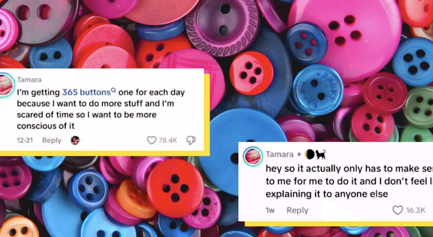 “It only has to make sense to me”: The 365 buttons meme